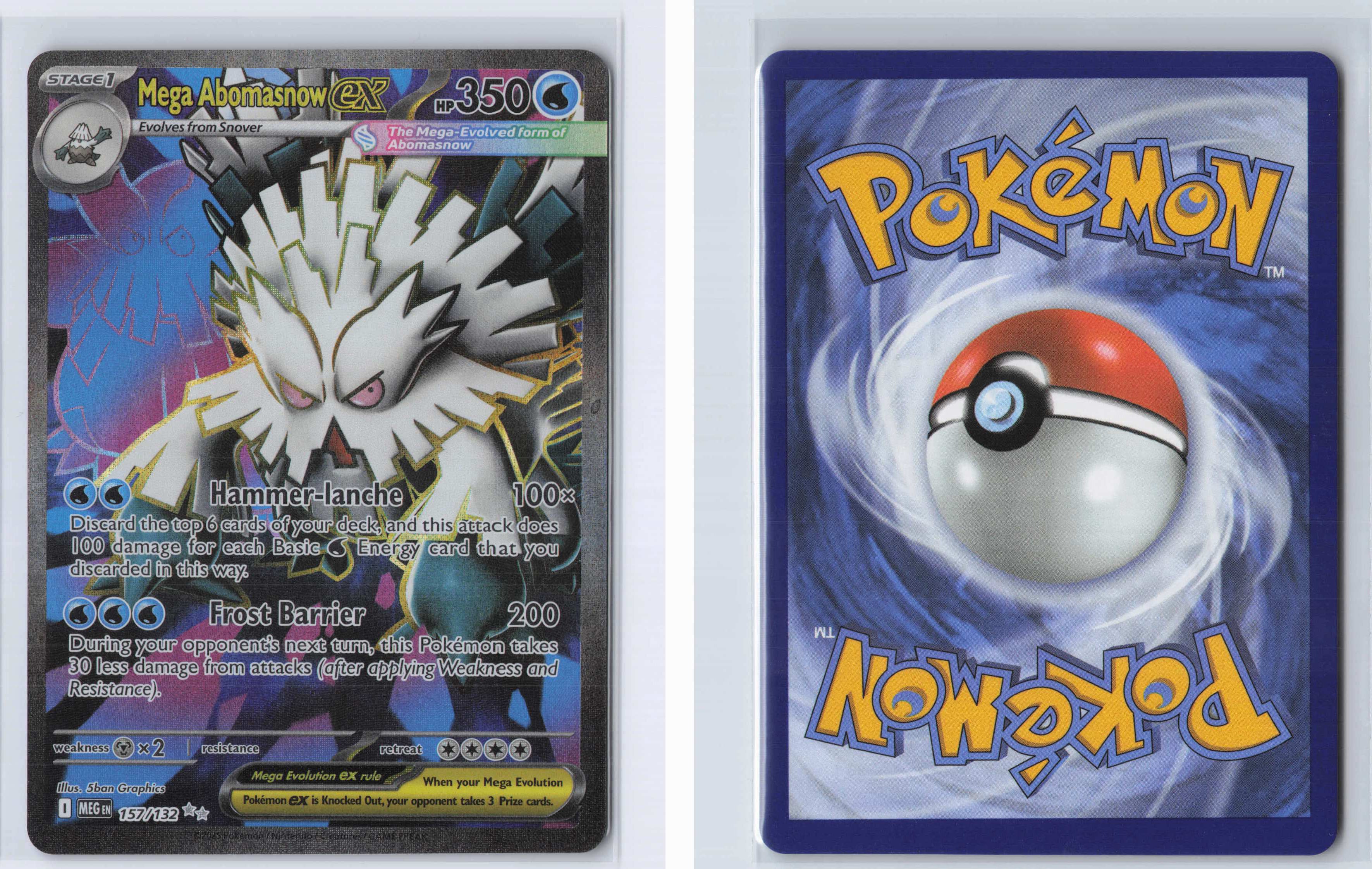 (#157/132) Mega Abomasnow ex [ME01: Mega Evolution]