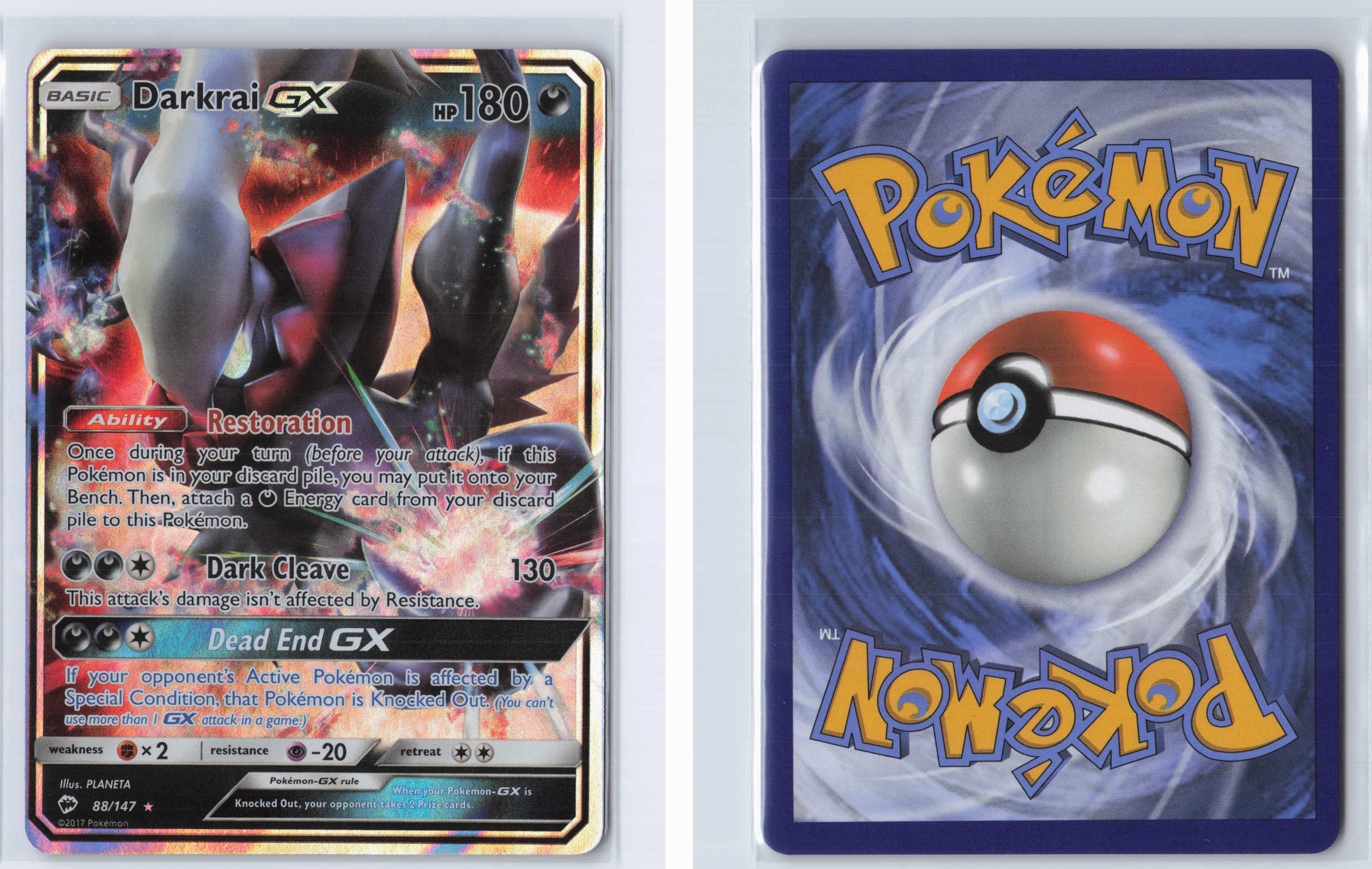 (#88/147) Darkrai GX [SM - Burning Shadows]