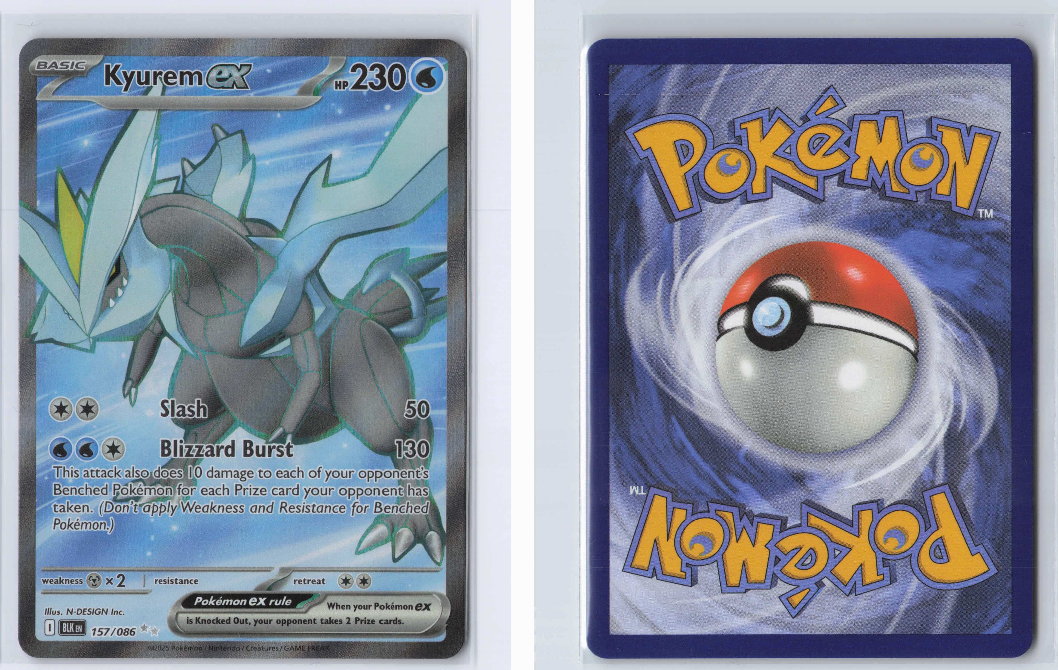 (#157/086) Kyurem ex [SV: Black Bolt]