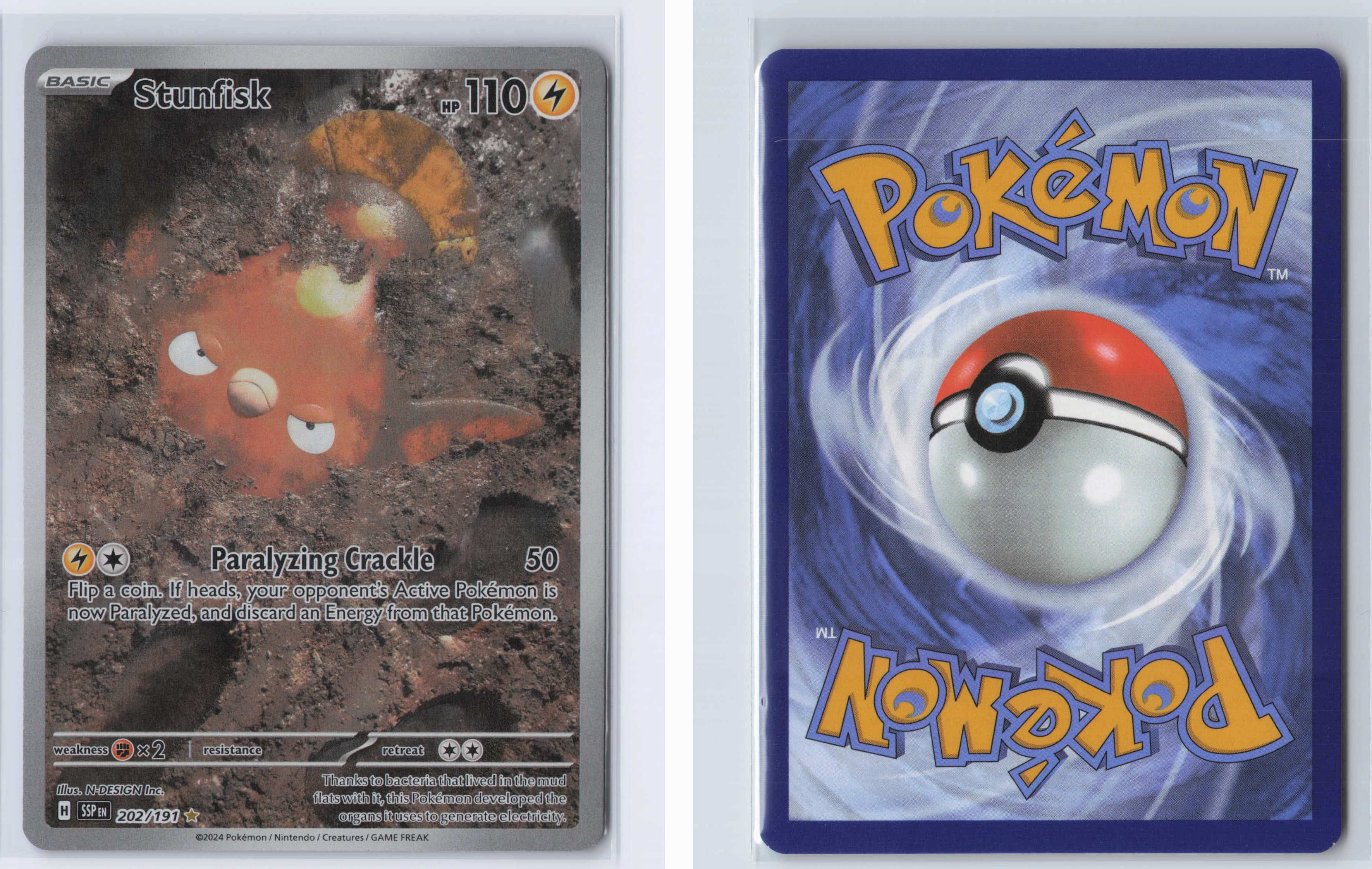 (#202/191) Stunfisk [SV08: Surging Sparks]