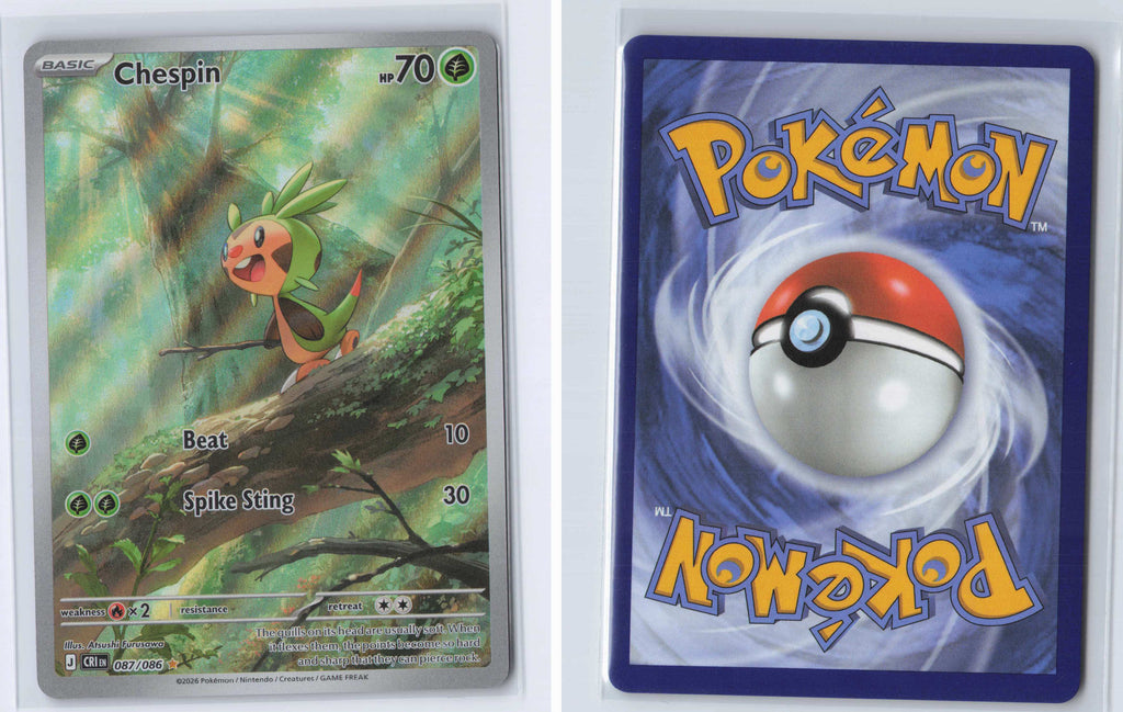 (#087/086) Chespin [ME04: Chaos Rising]