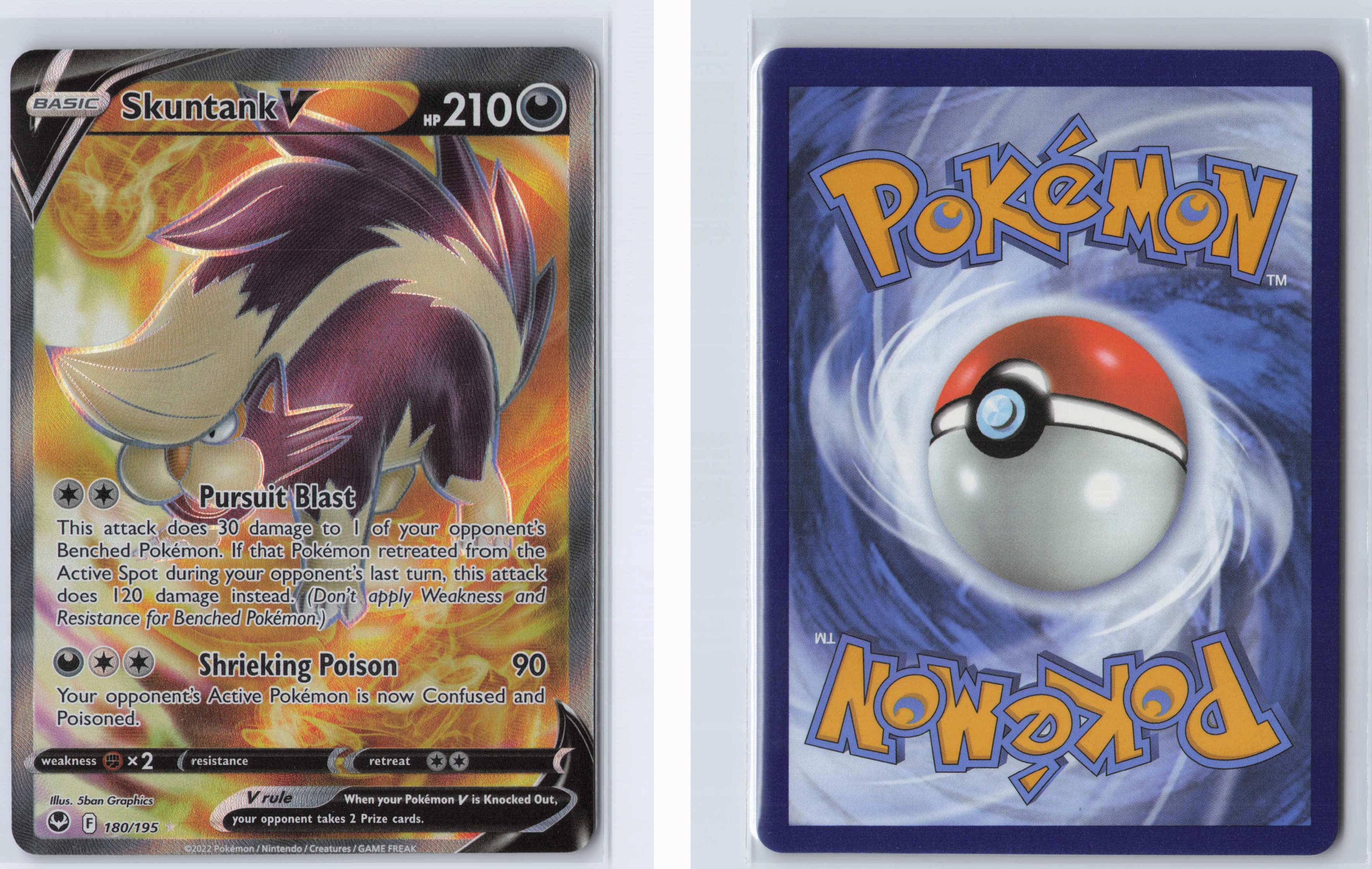 (#180/195) Skuntank V (Full Art) [SWSH12: Silver Tempest]