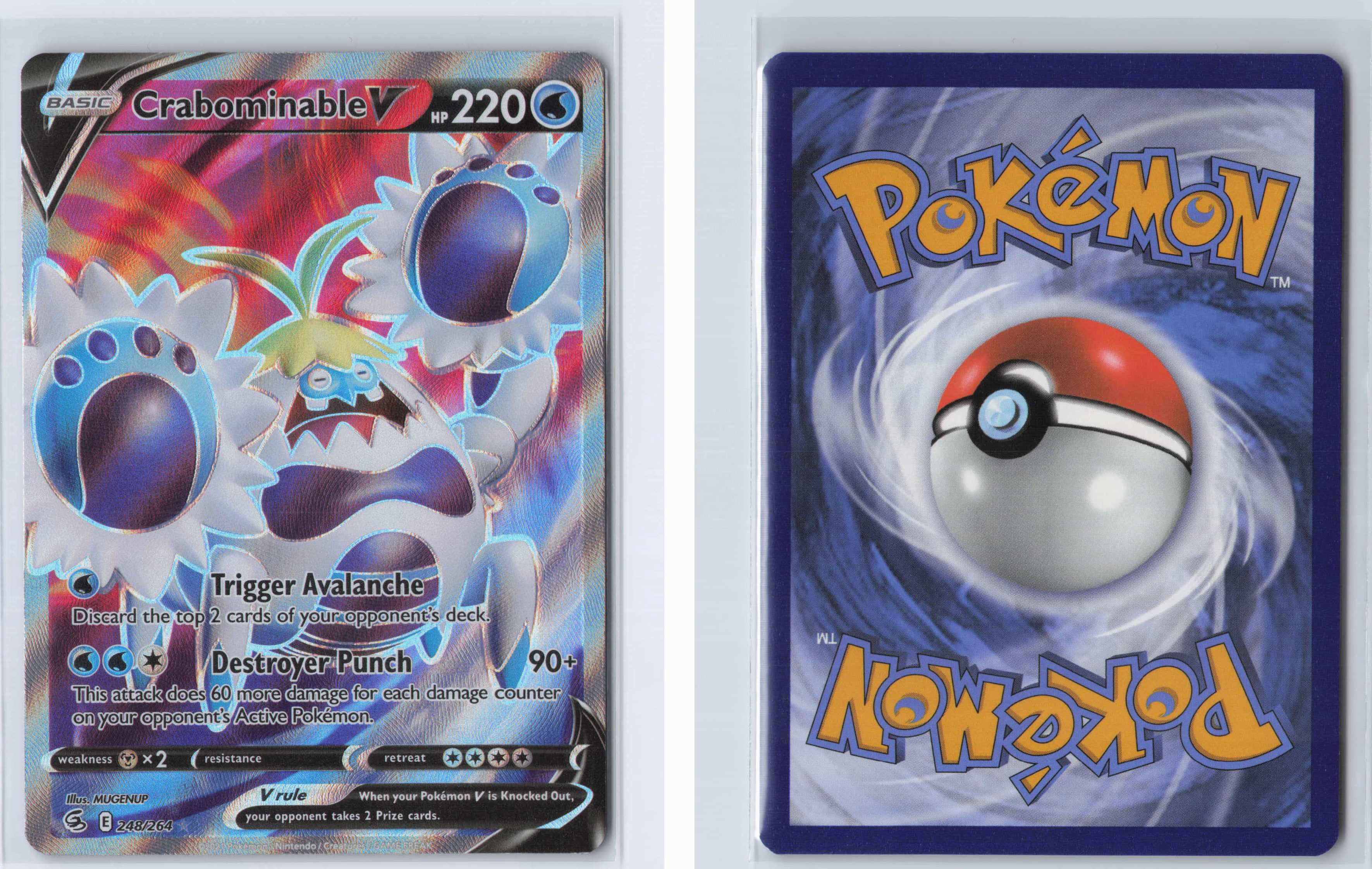 (#248/264) Crabominable V (Full Art) [SWSH08: Fusion Strike]