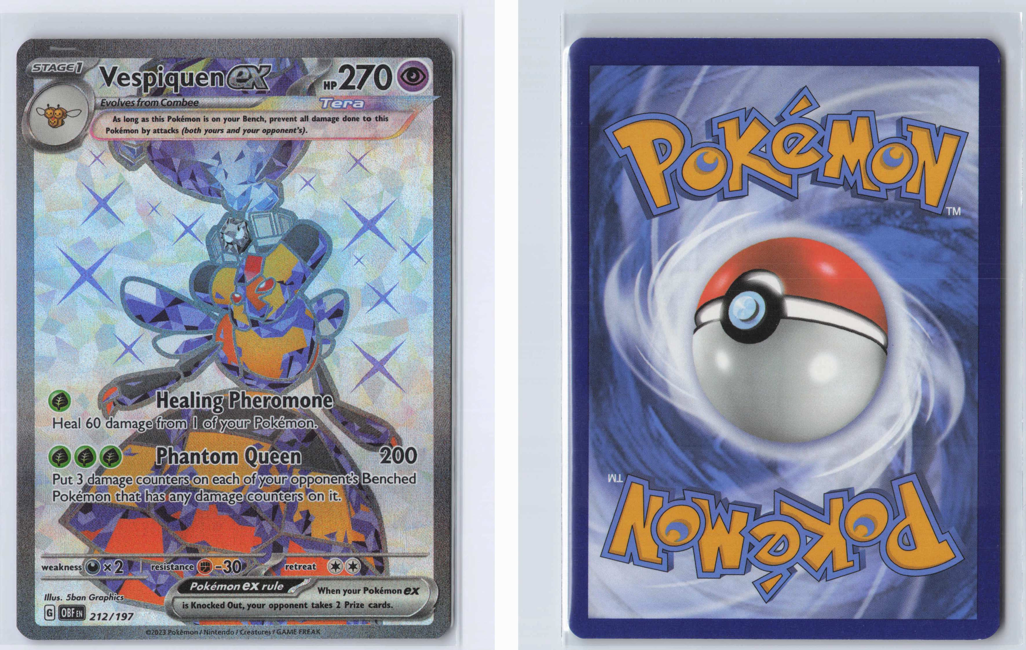 (#212/197) Vespiquen ex [SV03: Obsidian Flames]