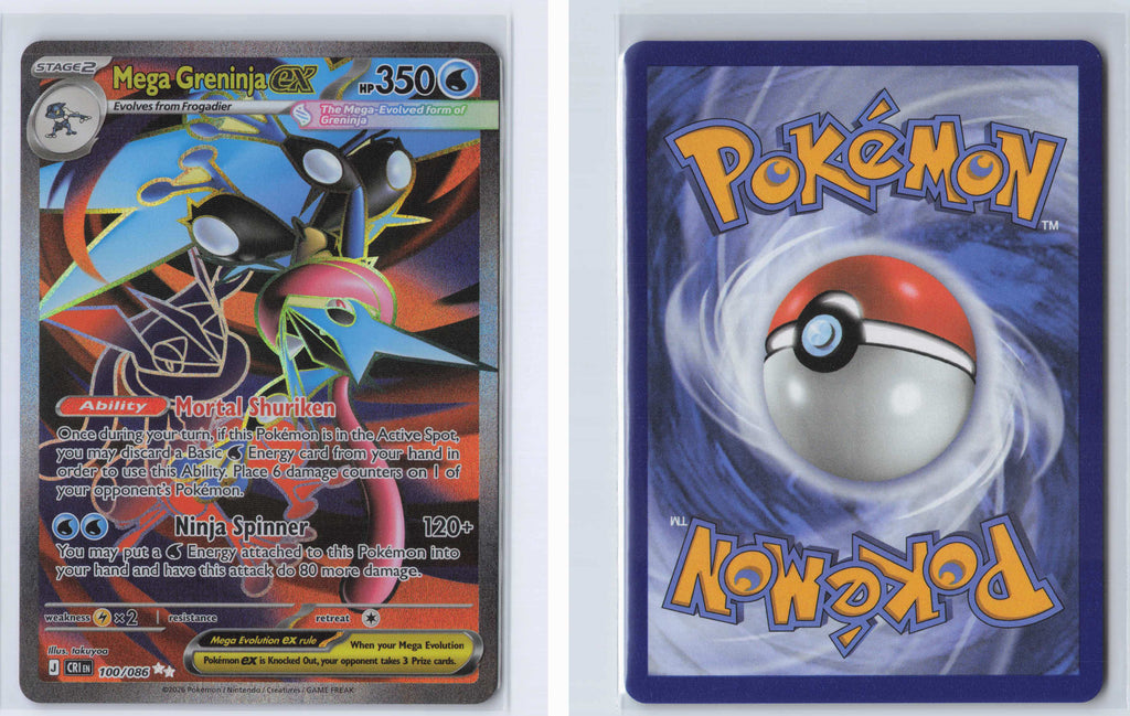 (#100/086) Mega Greninja ex [ME04: Chaos Rising]