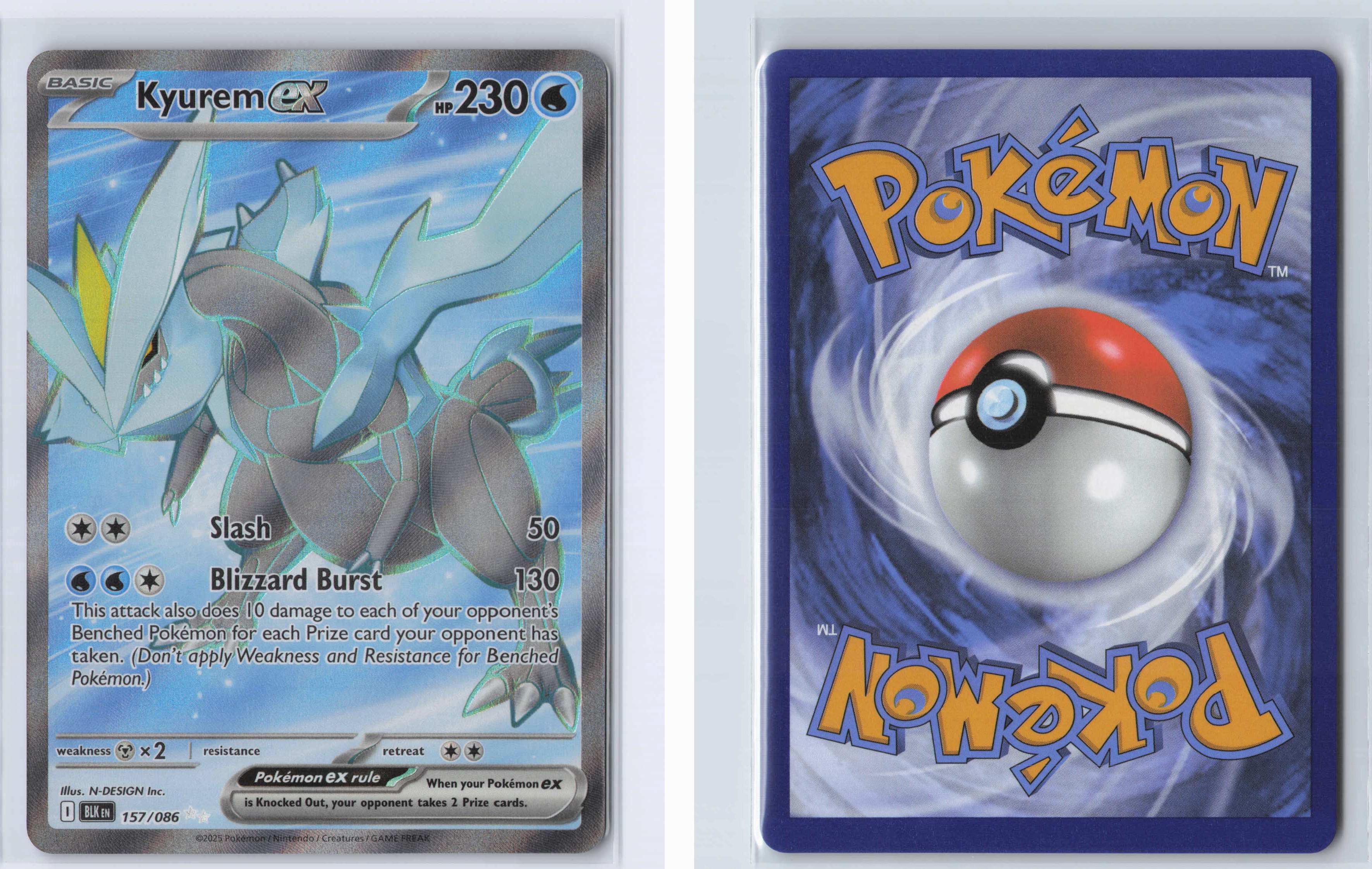 (#157/086) Kyurem ex [SV: Black Bolt]