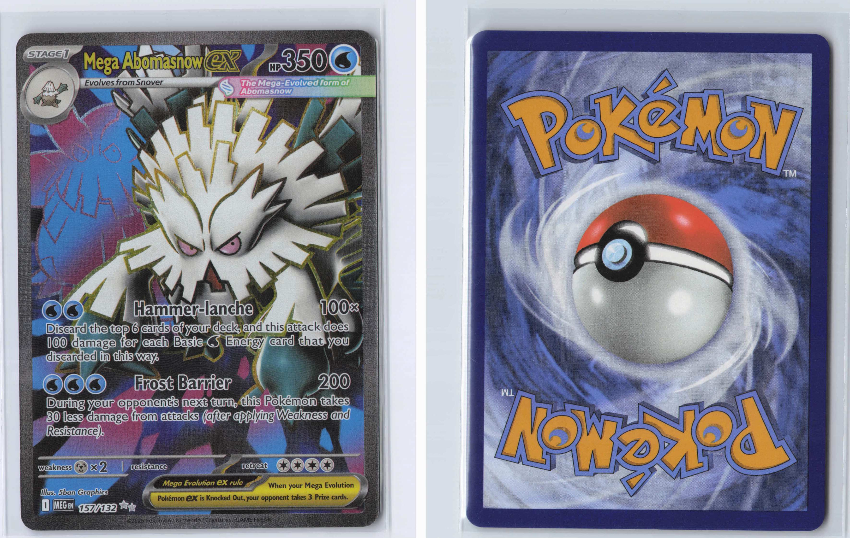 (#157/132) Mega Abomasnow ex [ME01: Mega Evolution]