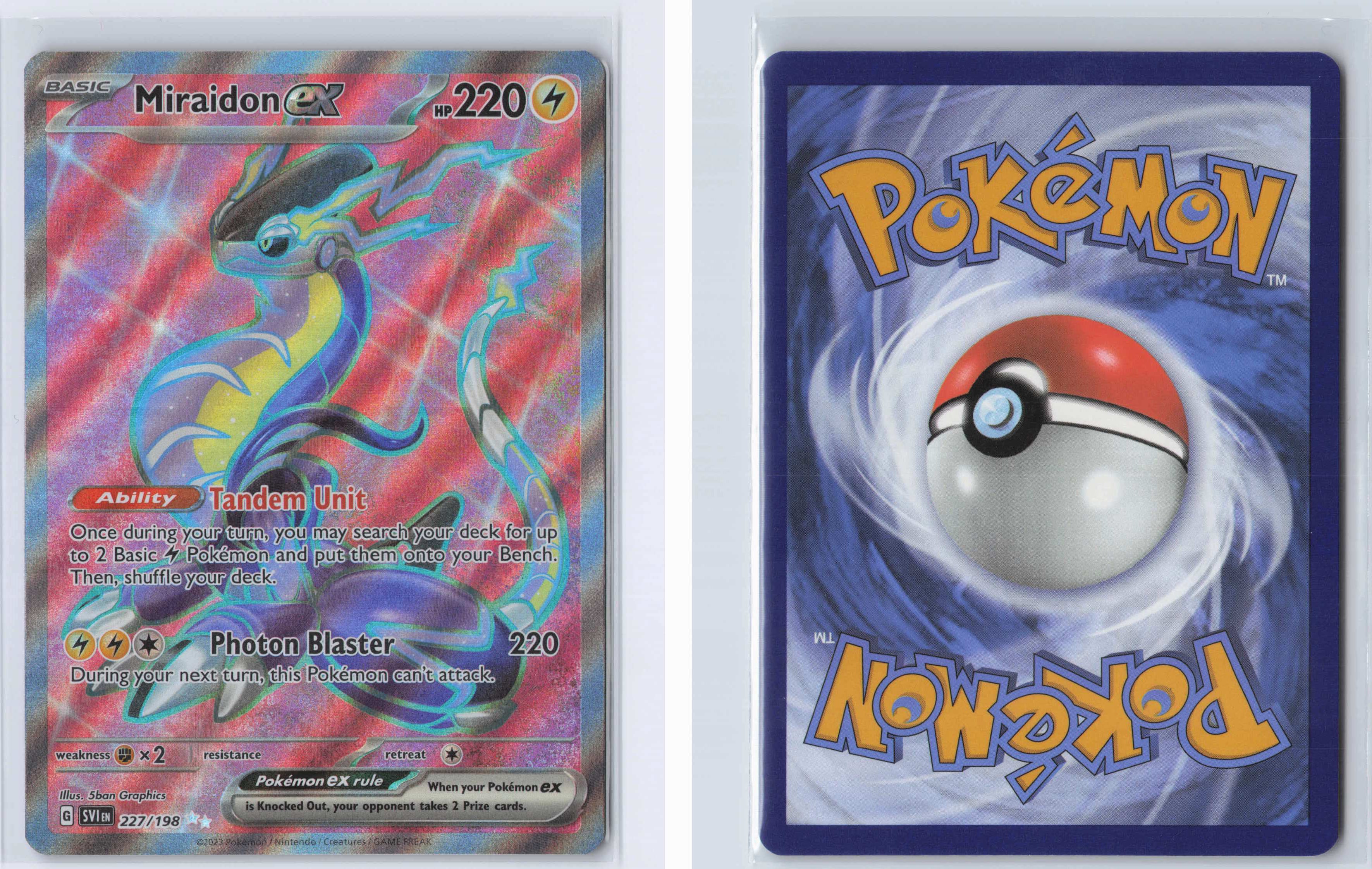 (#227/198) Miraidon ex [SV01: Scarlet & Violet Base Set]