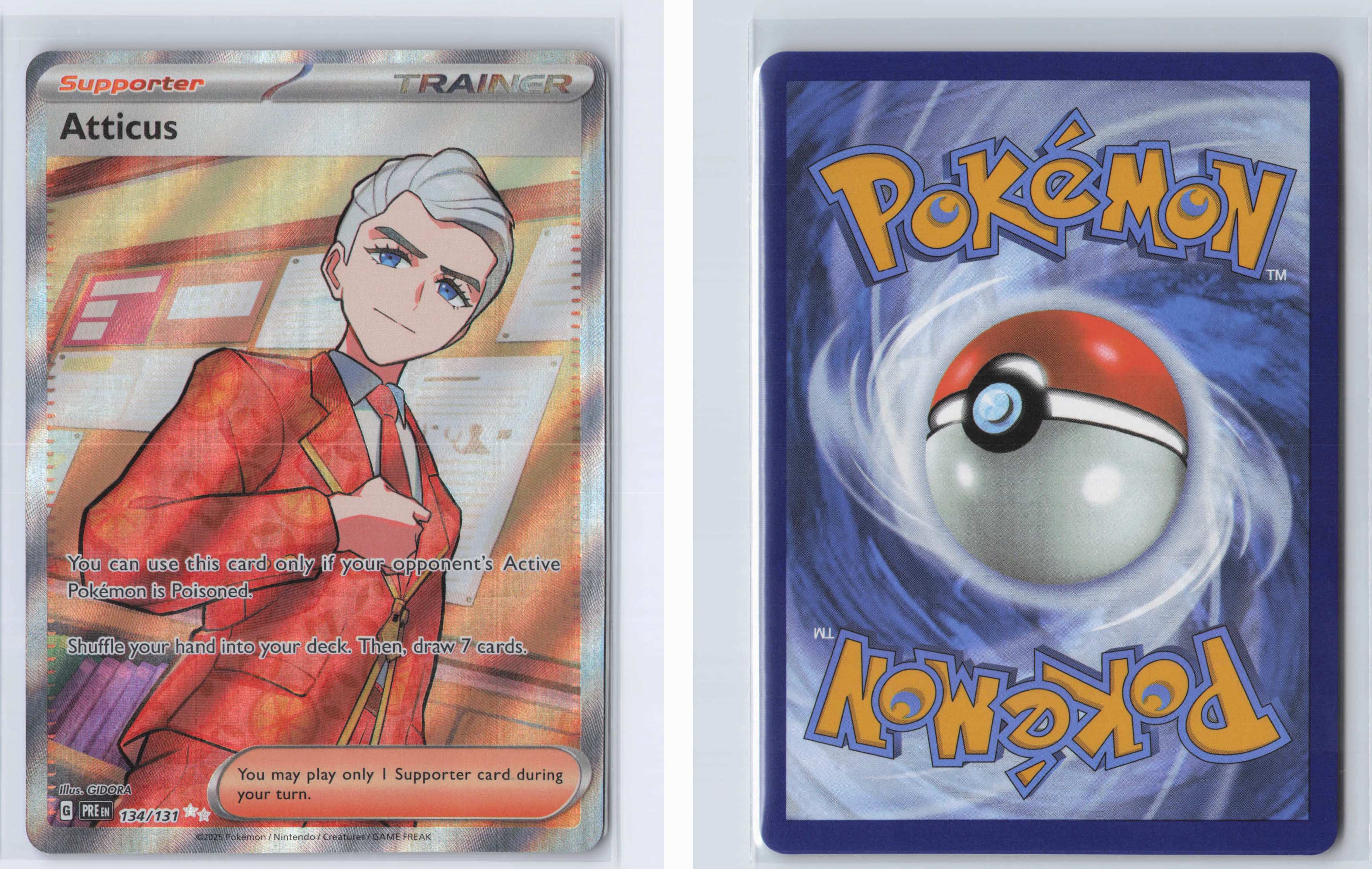 (#134/131) Atticus [SV: Prismatic Evolutions]
