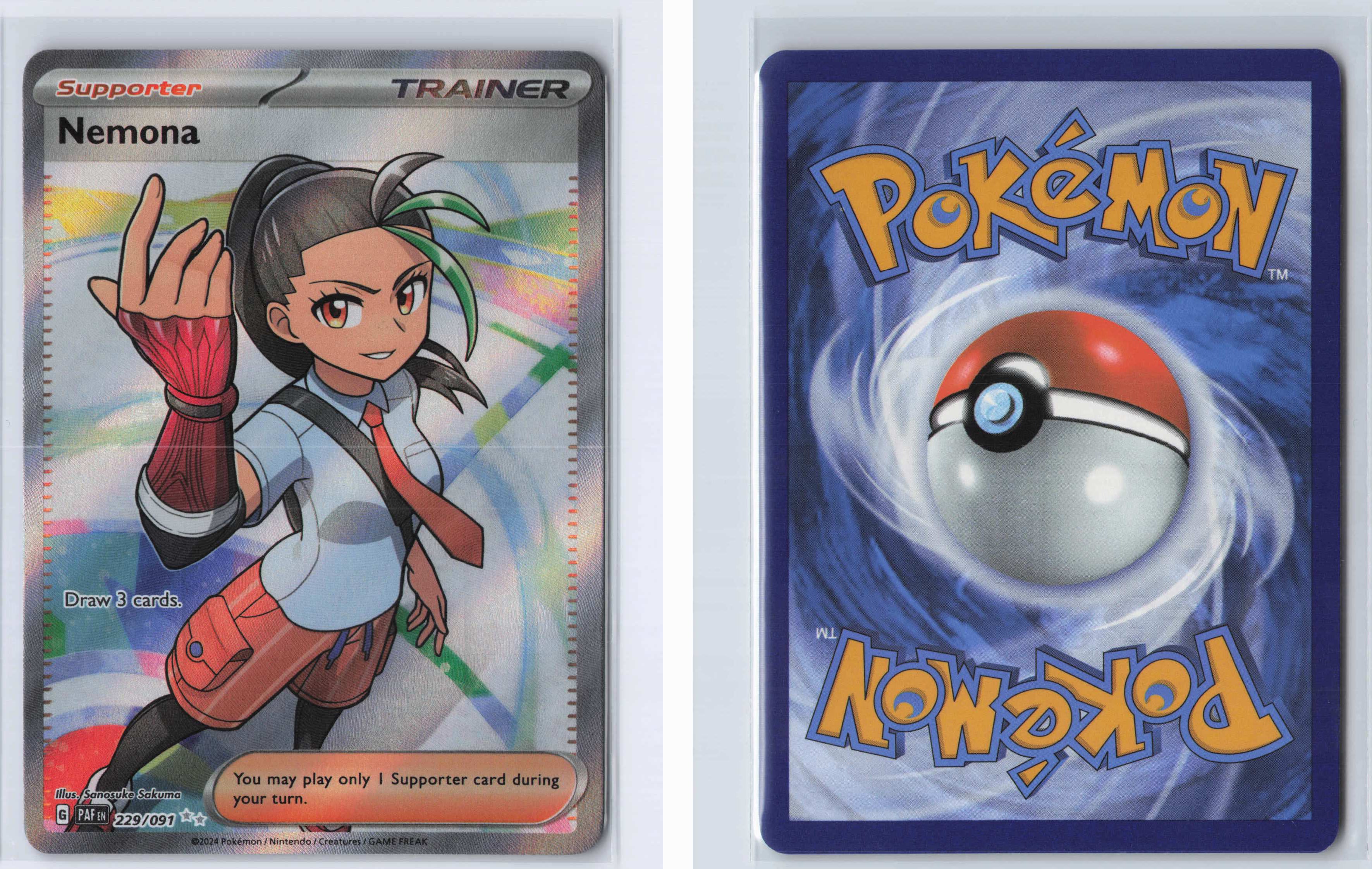 (#229/091) Nemona [SV: Paldean Fates]