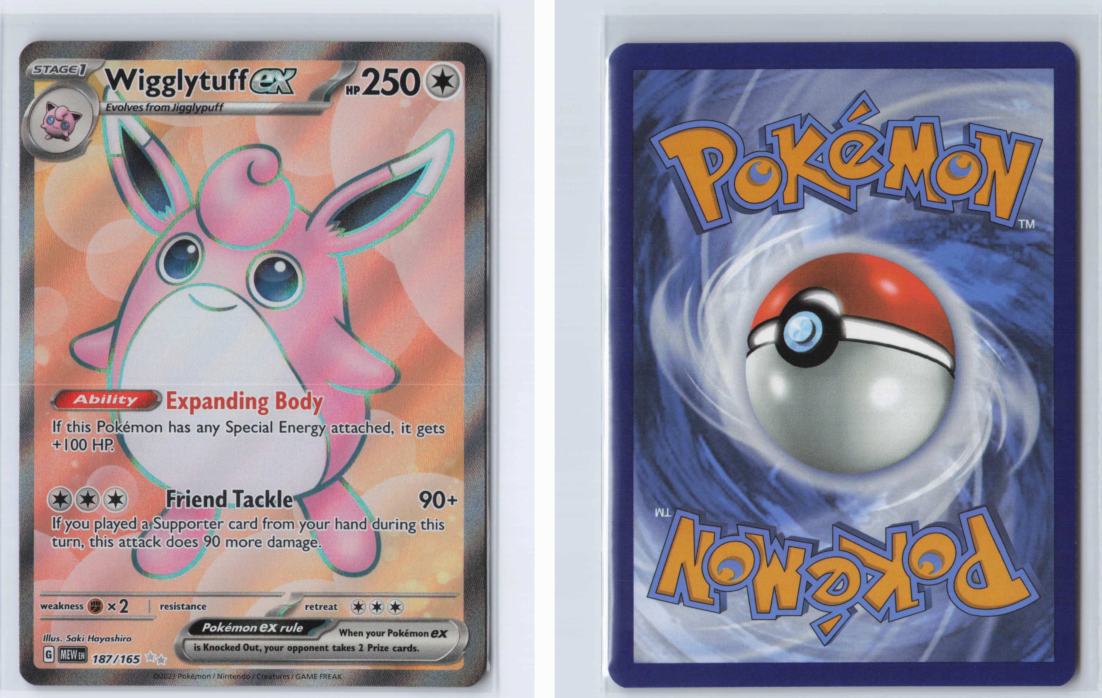 (#187/165) Wigglytuff ex [SV: Scarlet & Violet 151]