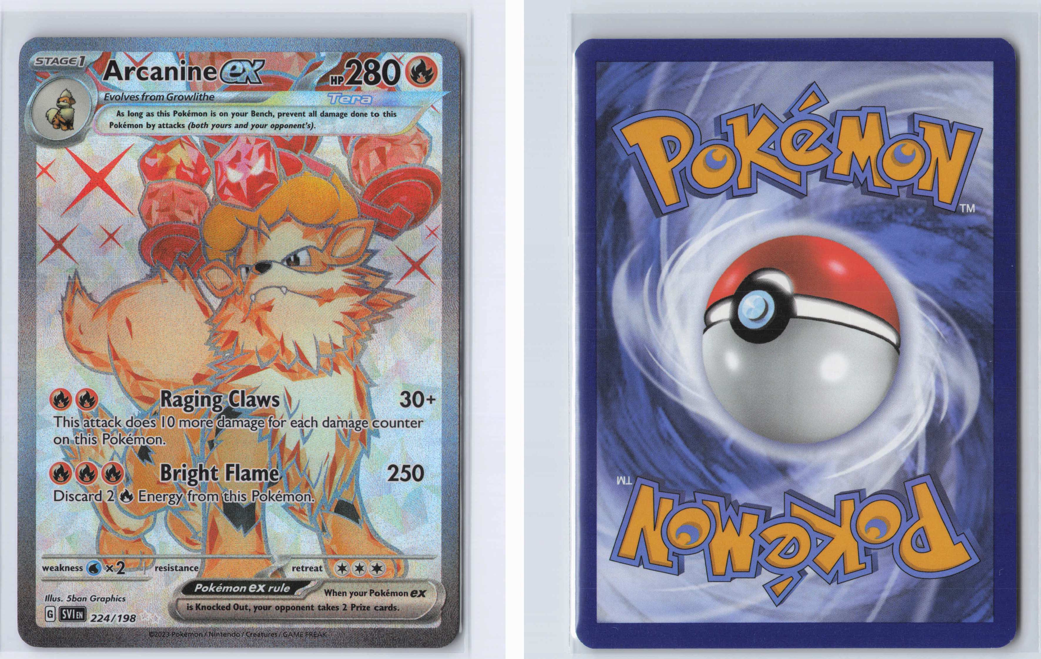 (#224/198) Arcanine ex [SV01: Scarlet & Violet Base Set]