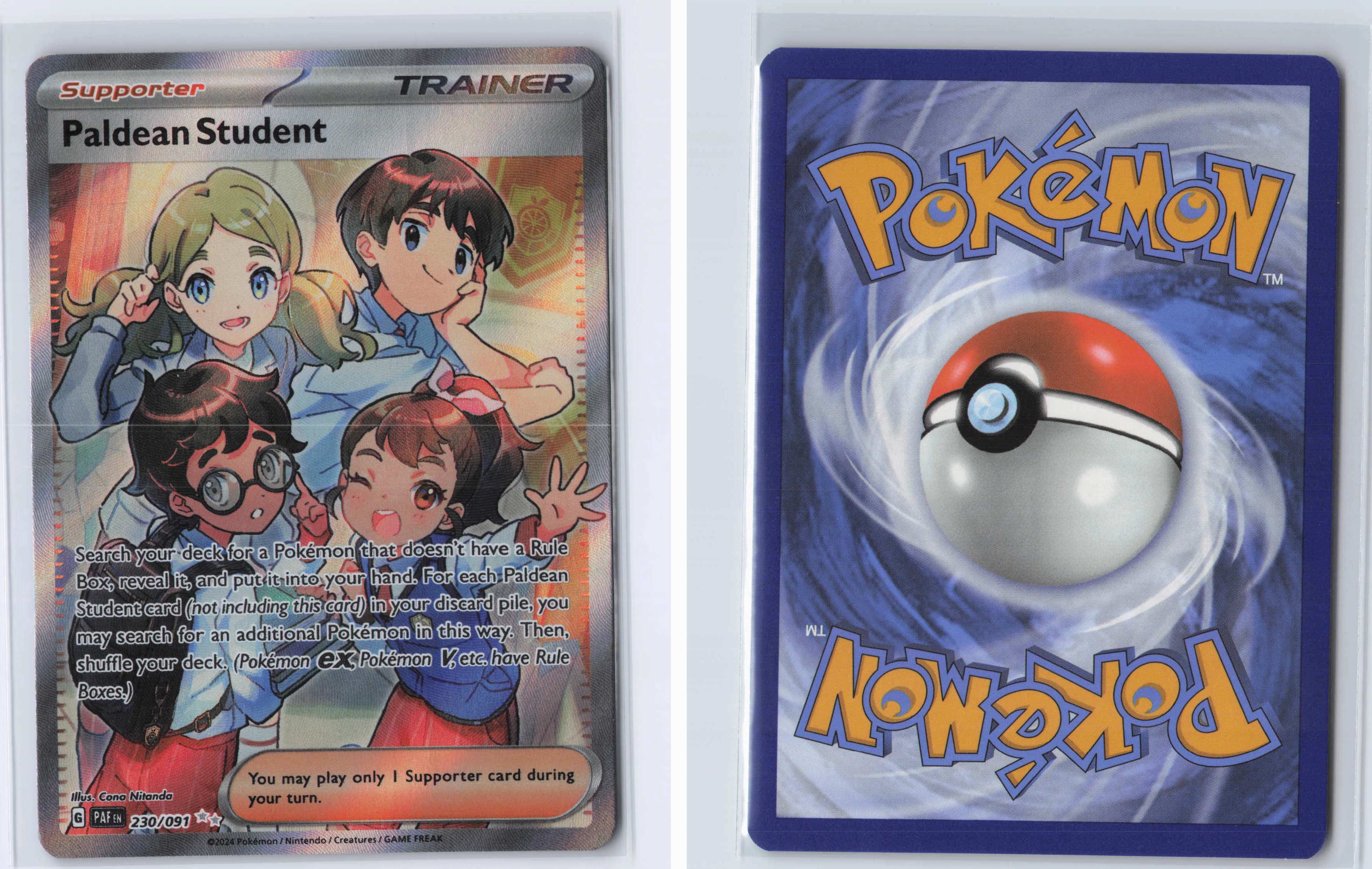 (#230/091) Paldean Student [SV: Paldean Fates]