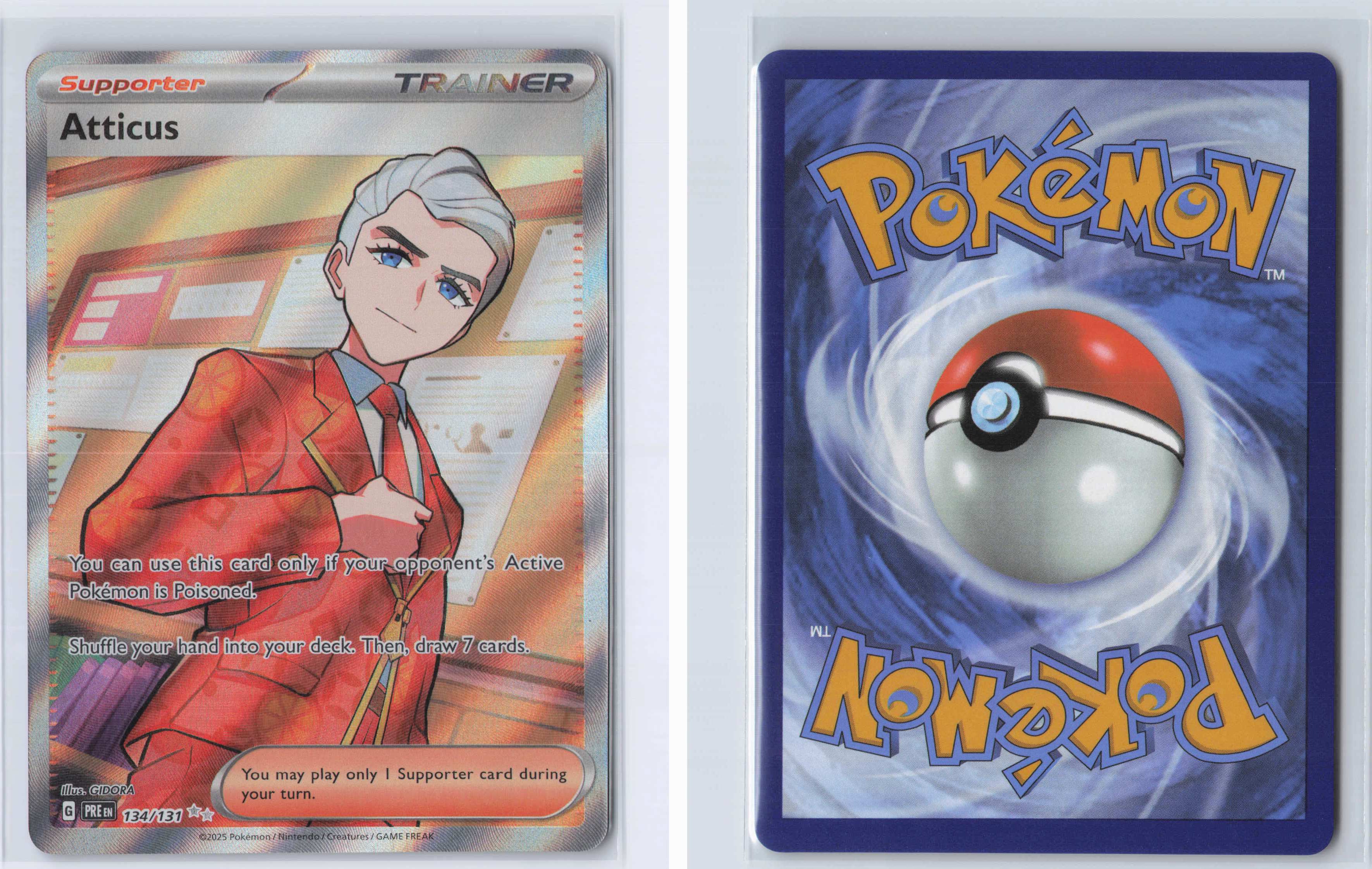 (#134/131) Atticus [SV: Prismatic Evolutions]