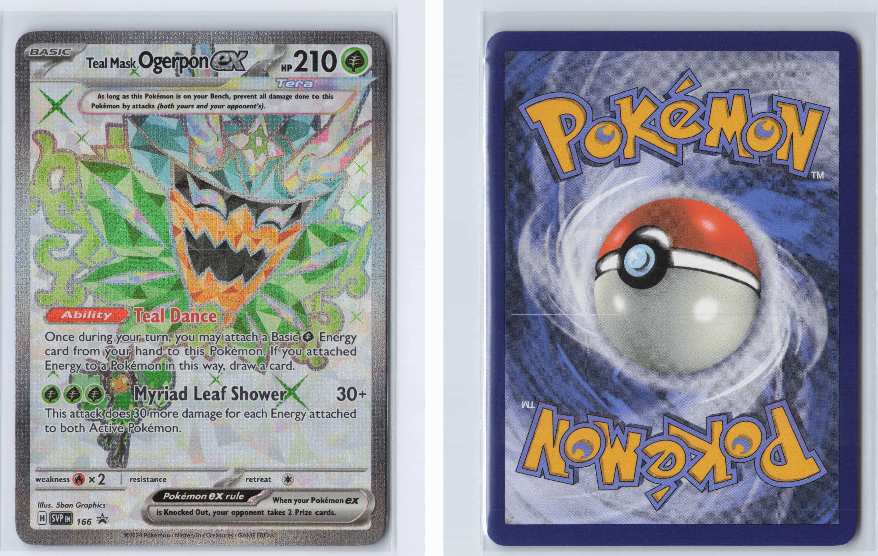 (#166) Teal Mask Ogerpon ex - [SV: Scarlet & Violet Promo Cards]