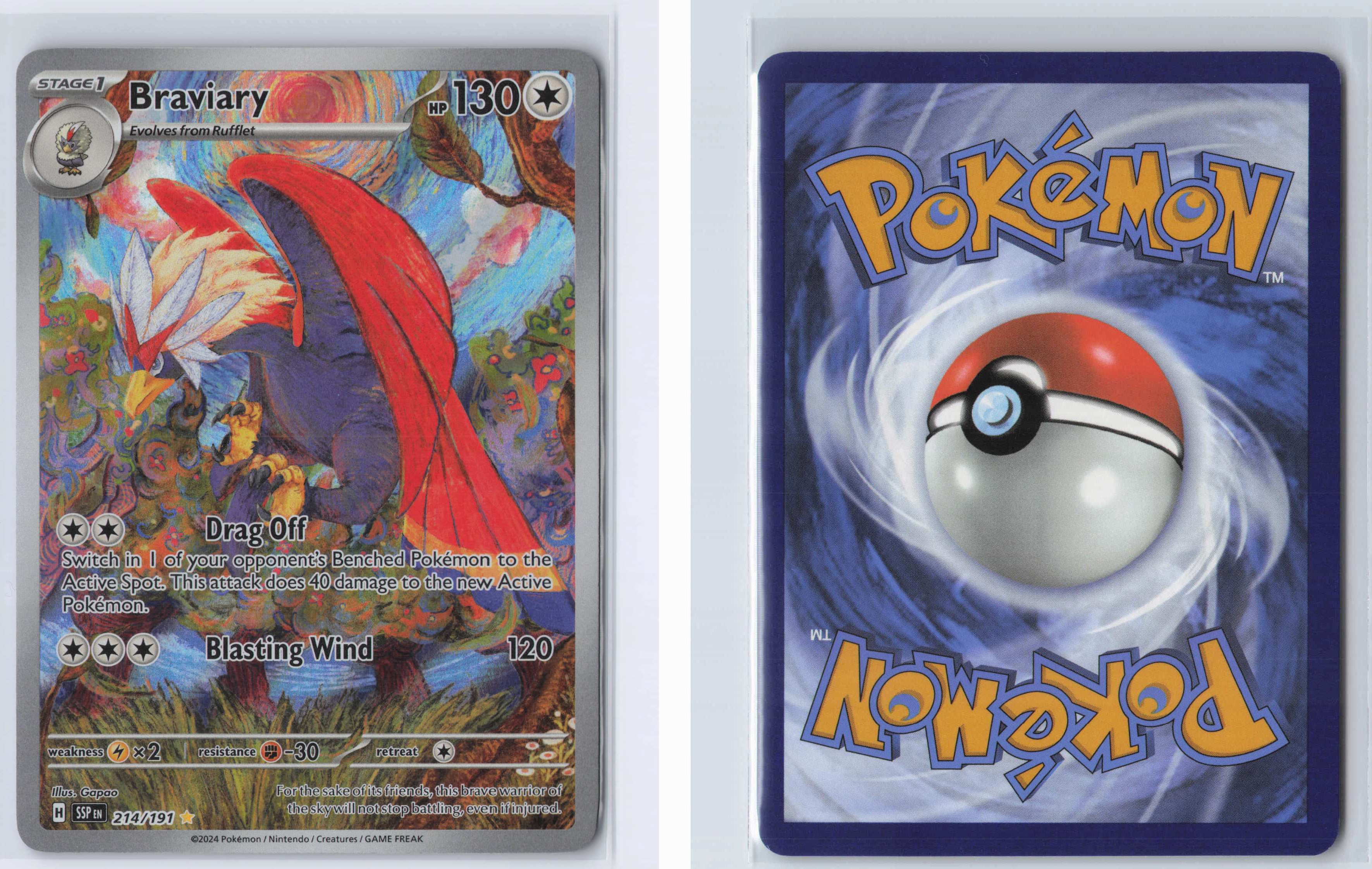 (#214/191) Braviary [SV08: Surging Sparks]