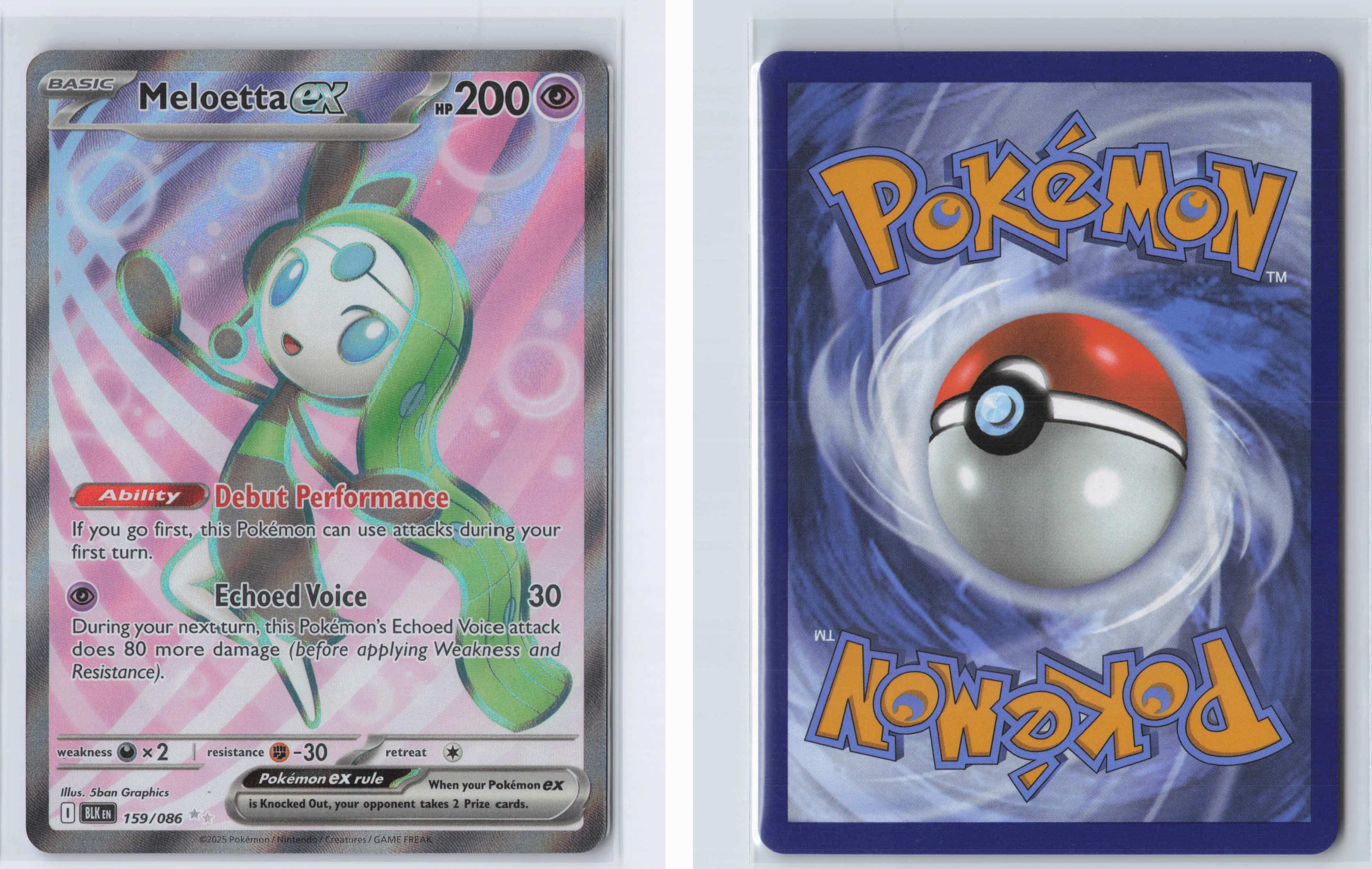 (#159/086) Meloetta ex [SV: Black Bolt]