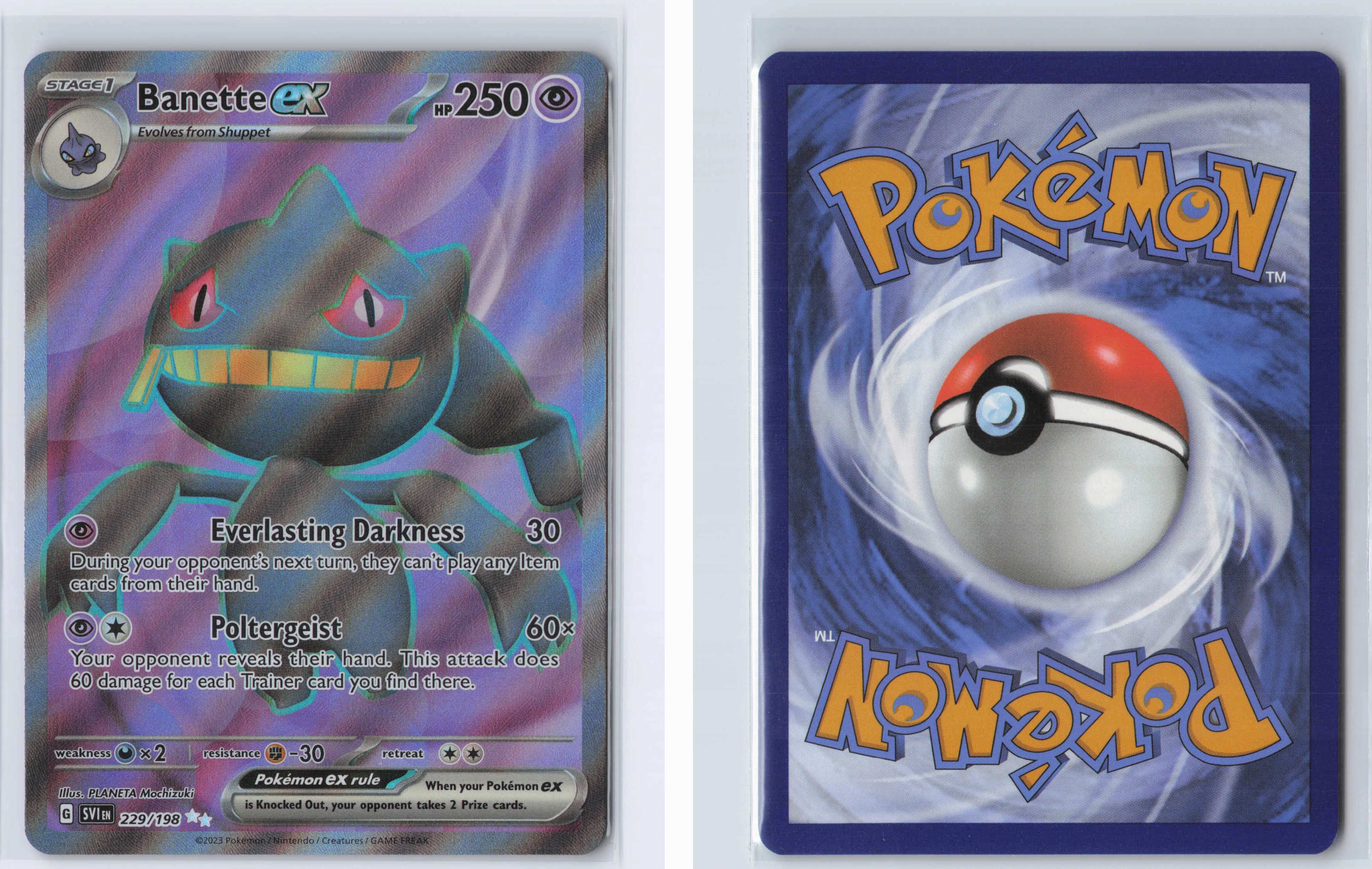 (#229/198) Banette ex [SV01: Scarlet & Violet Base Set]