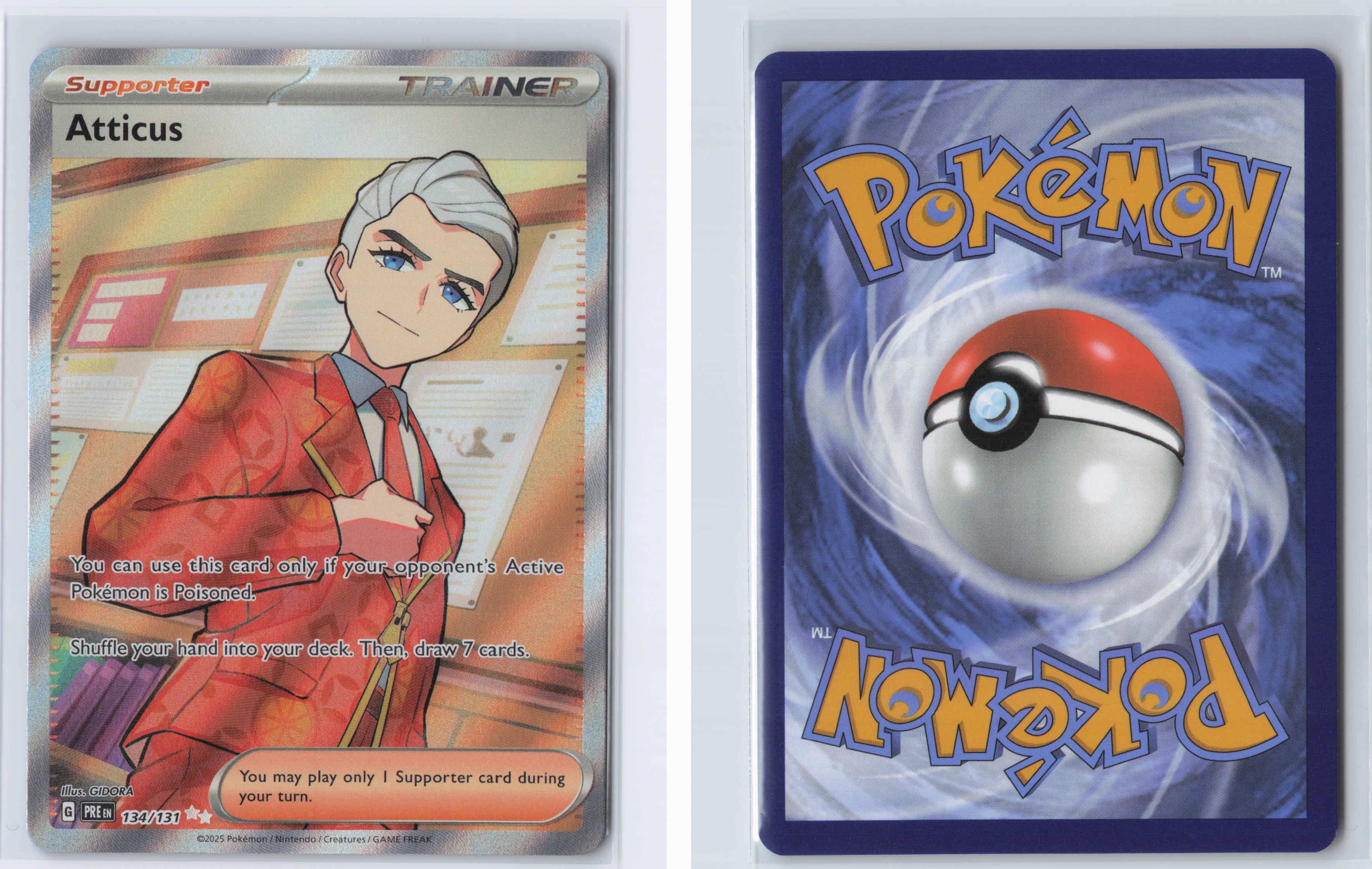 (#134/131) Atticus [SV: Prismatic Evolutions]
