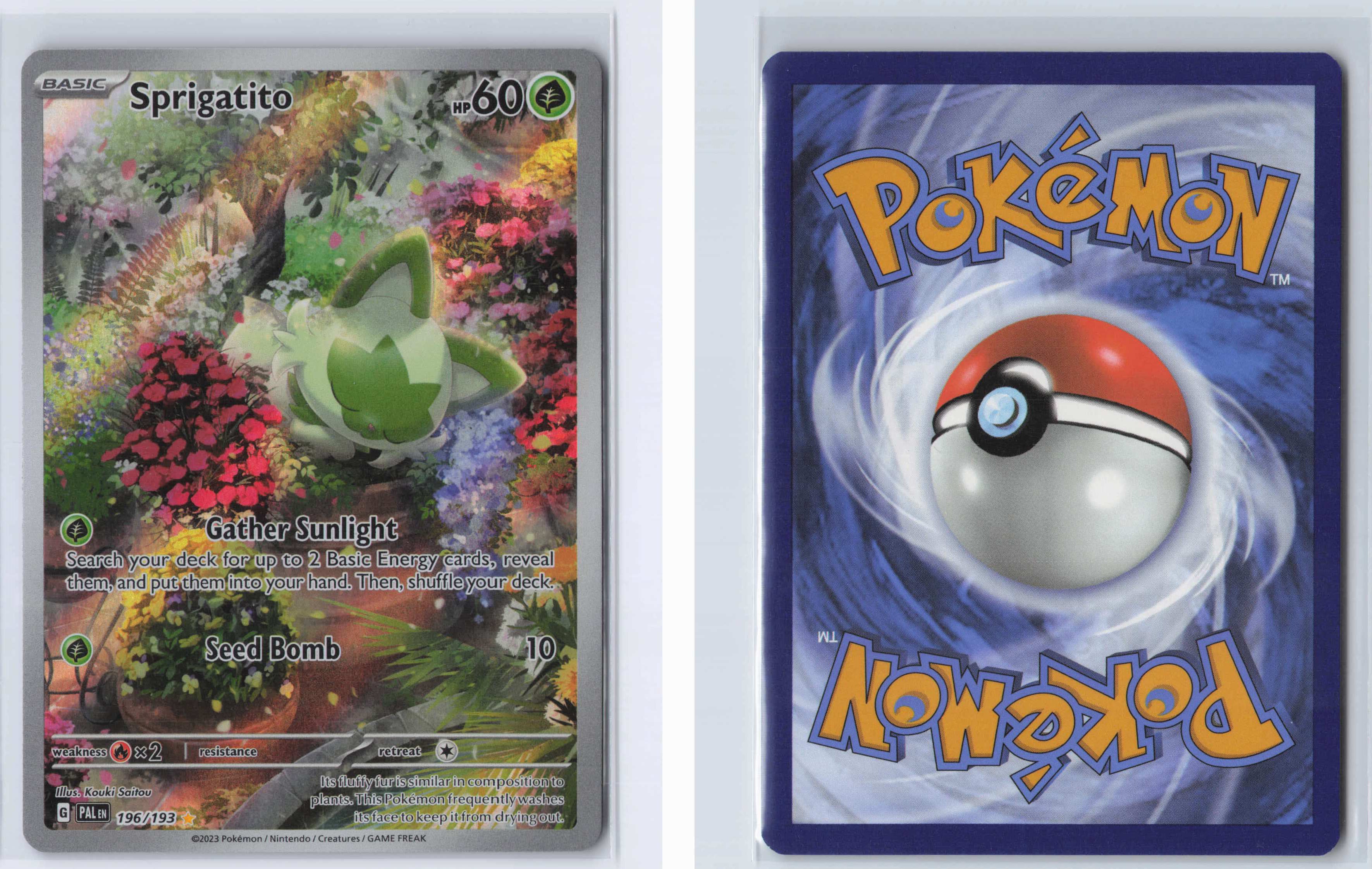 (#196/193) Sprigatito [SV02: Paldea Evolved]