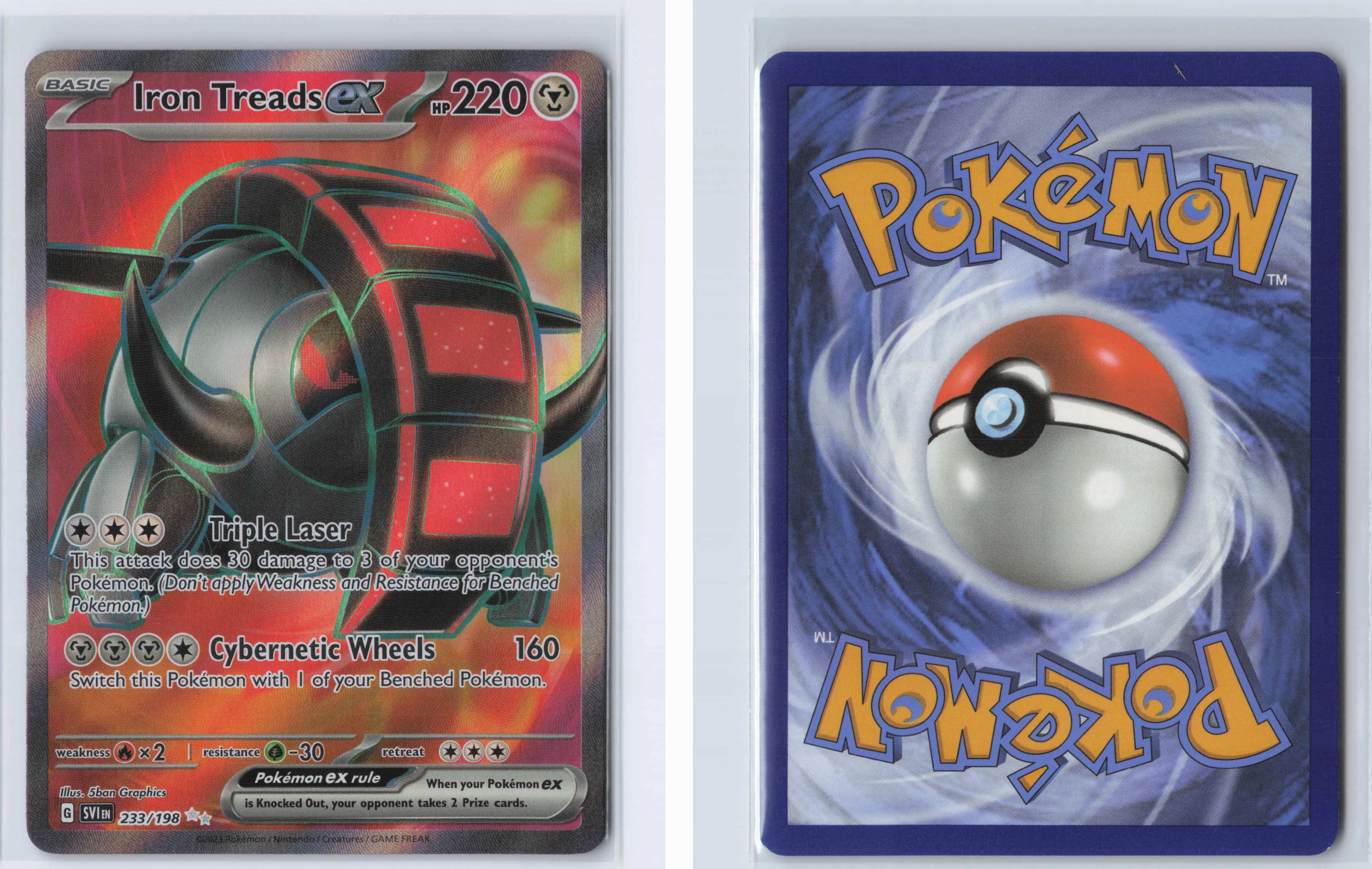 (#233/198) Iron Treads ex [SV01: Scarlet & Violet Base Set]
