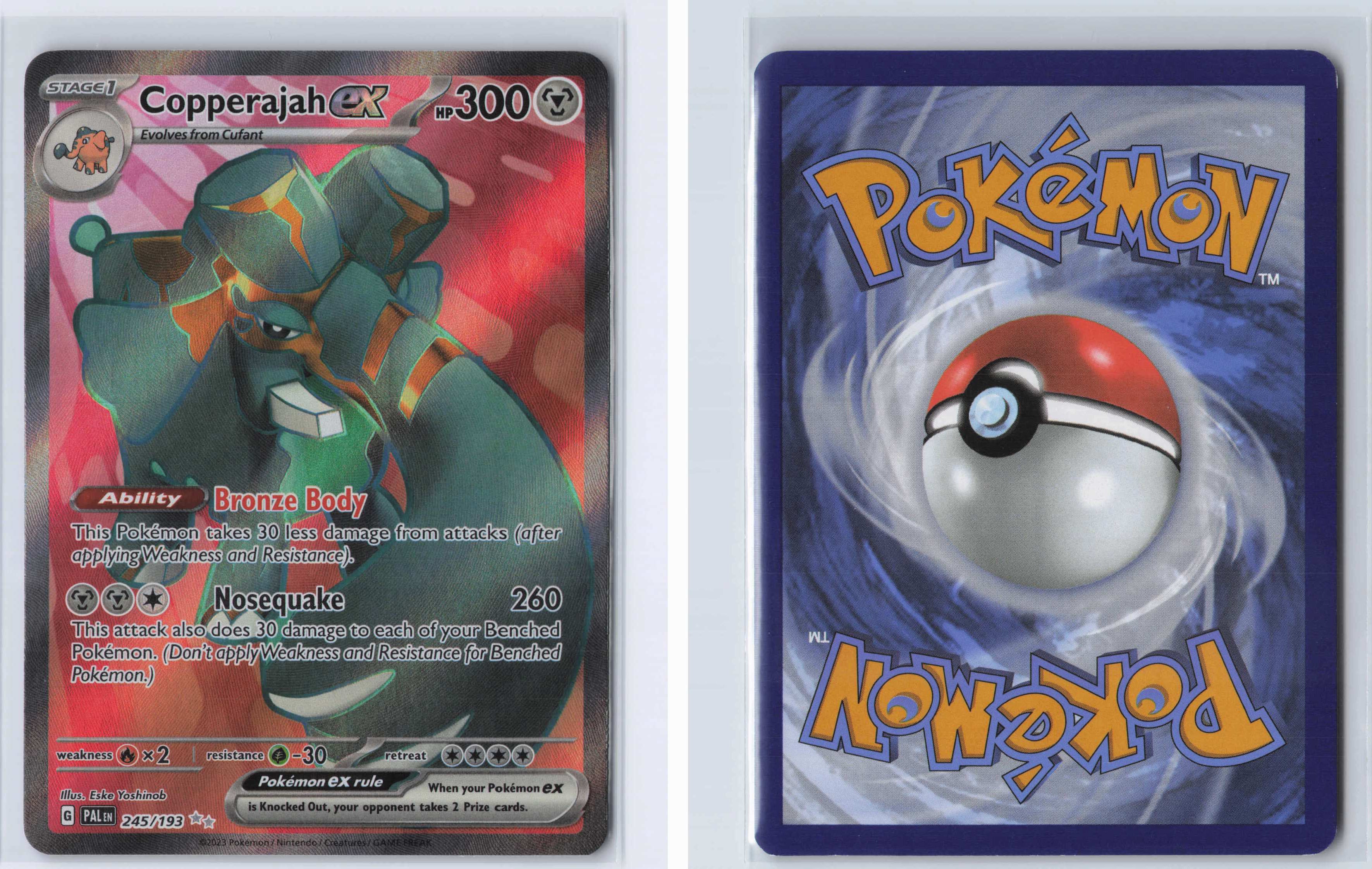 (#245/193) Copperajah ex - [SV02: Paldea Evolved]