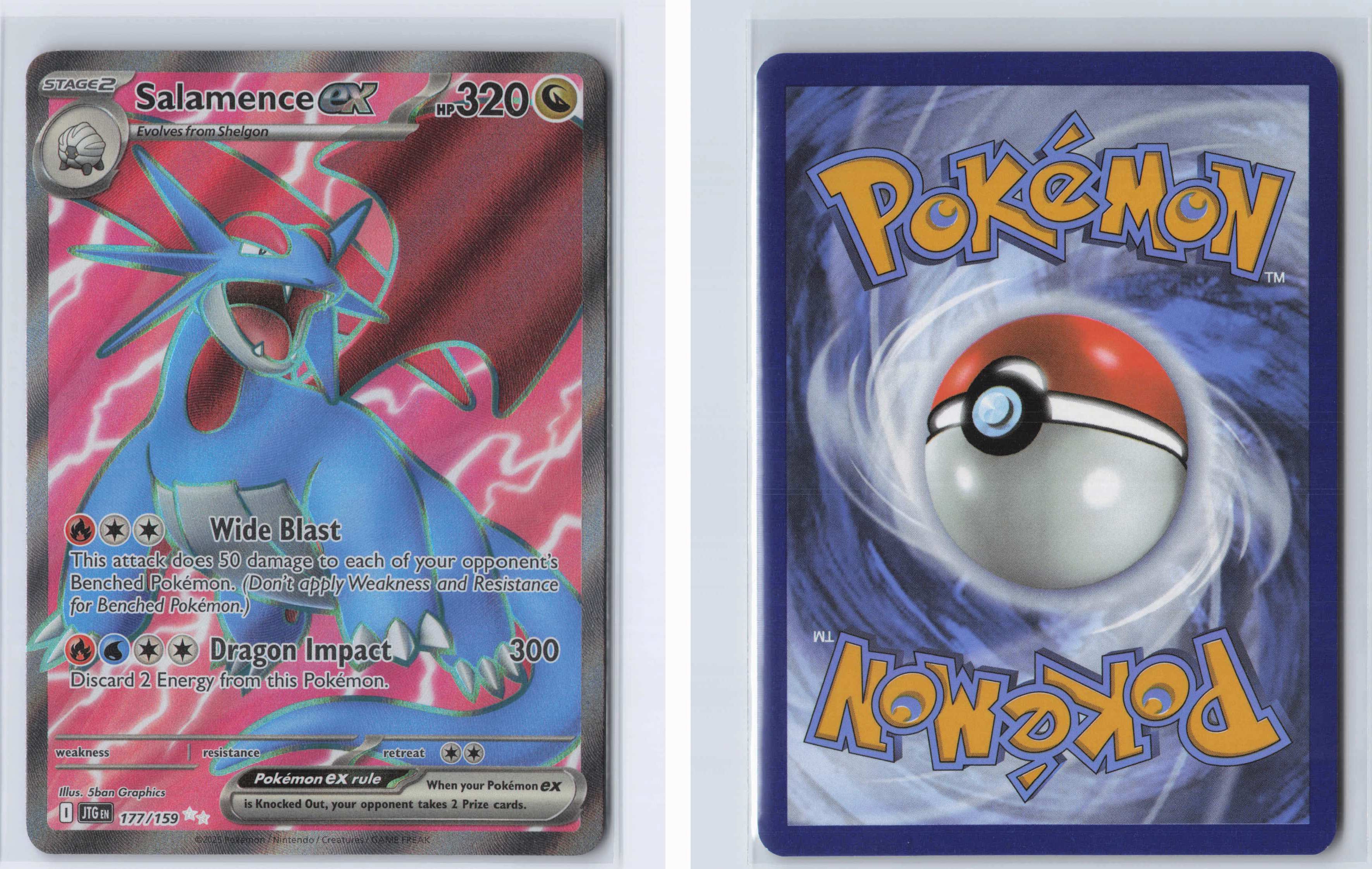 (#177/159) Salamence ex [SV09: Journey Together]