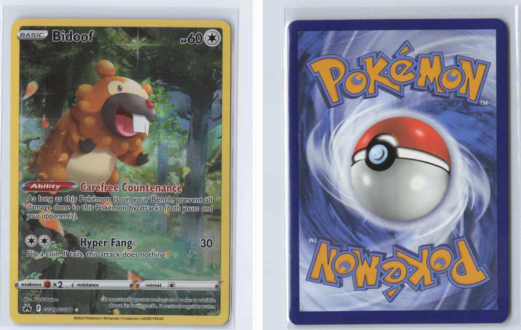 (#GG29/GG70) Bidoof [SWSH: Crown Zenith: Galarian Gallery]