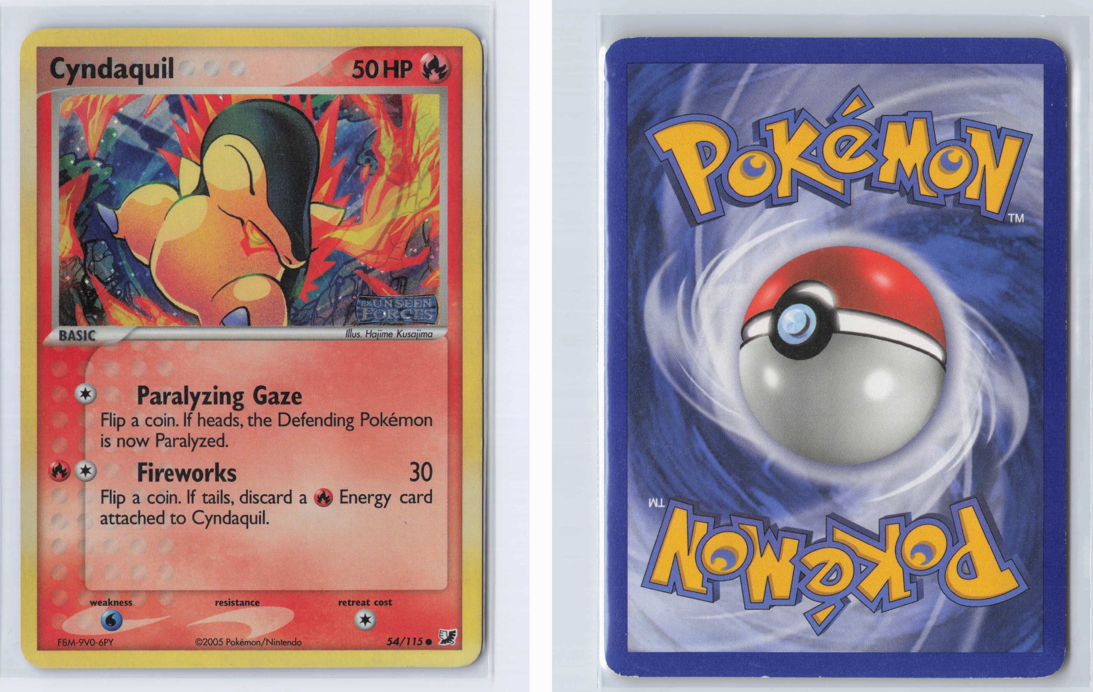 (#54/115) Cyndaquil [Unseen Forces]