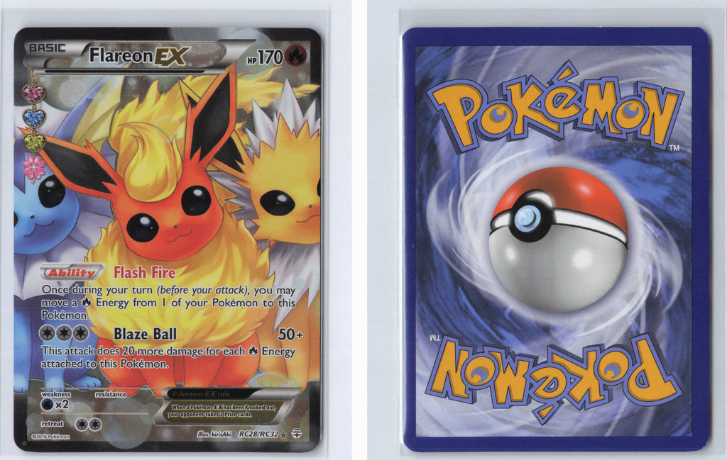 (#RC28/RC32) Flareon EX (Full Art) [Generations: Radiant Collection]