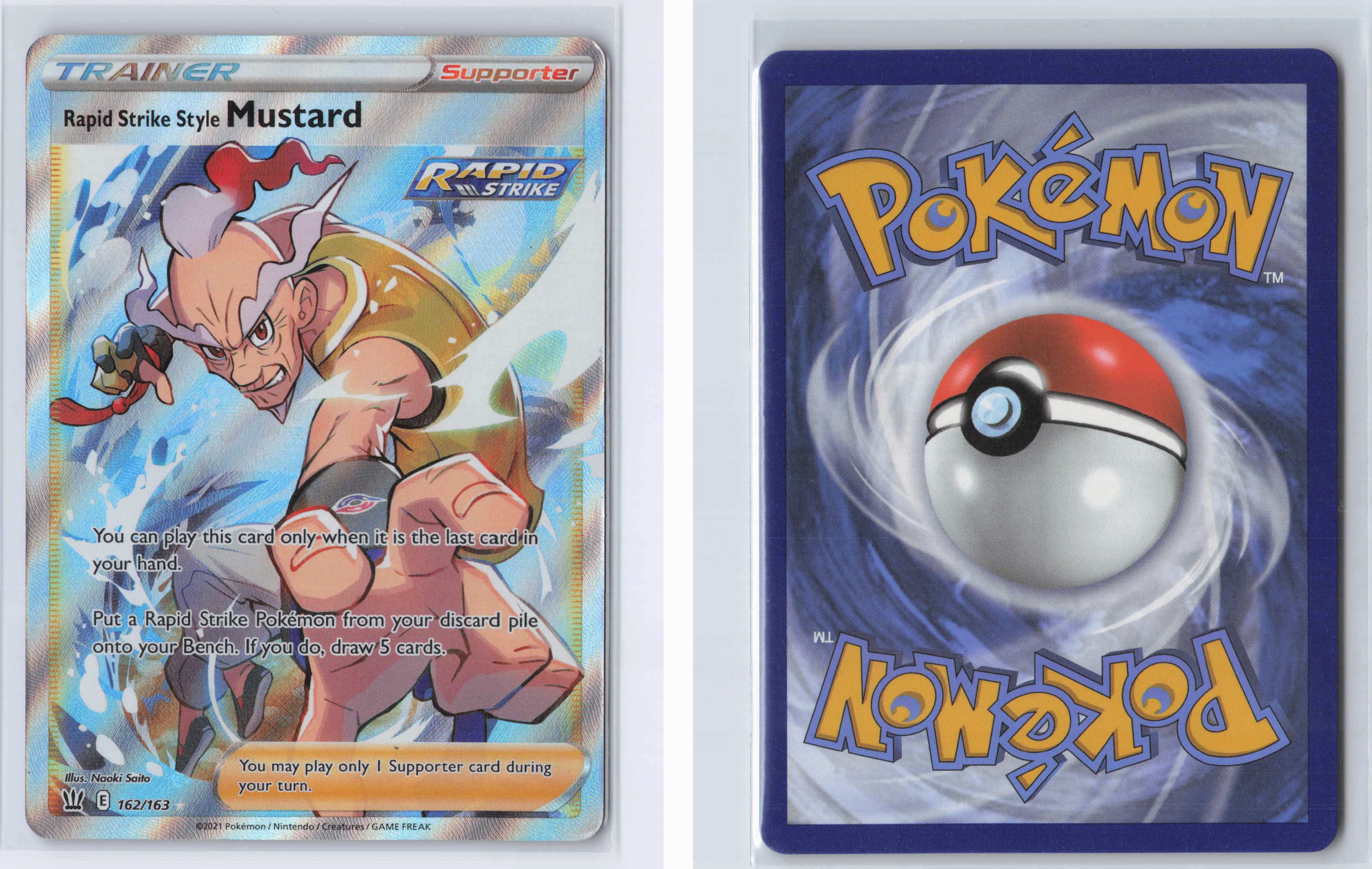(#162/163) Rapid Strike Style Mustard (Full Art) [SWSH05: Battle Styles]