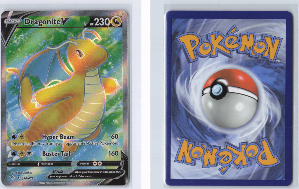 (#076/078) Dragonite V (Full Art) [Pokemon GO]