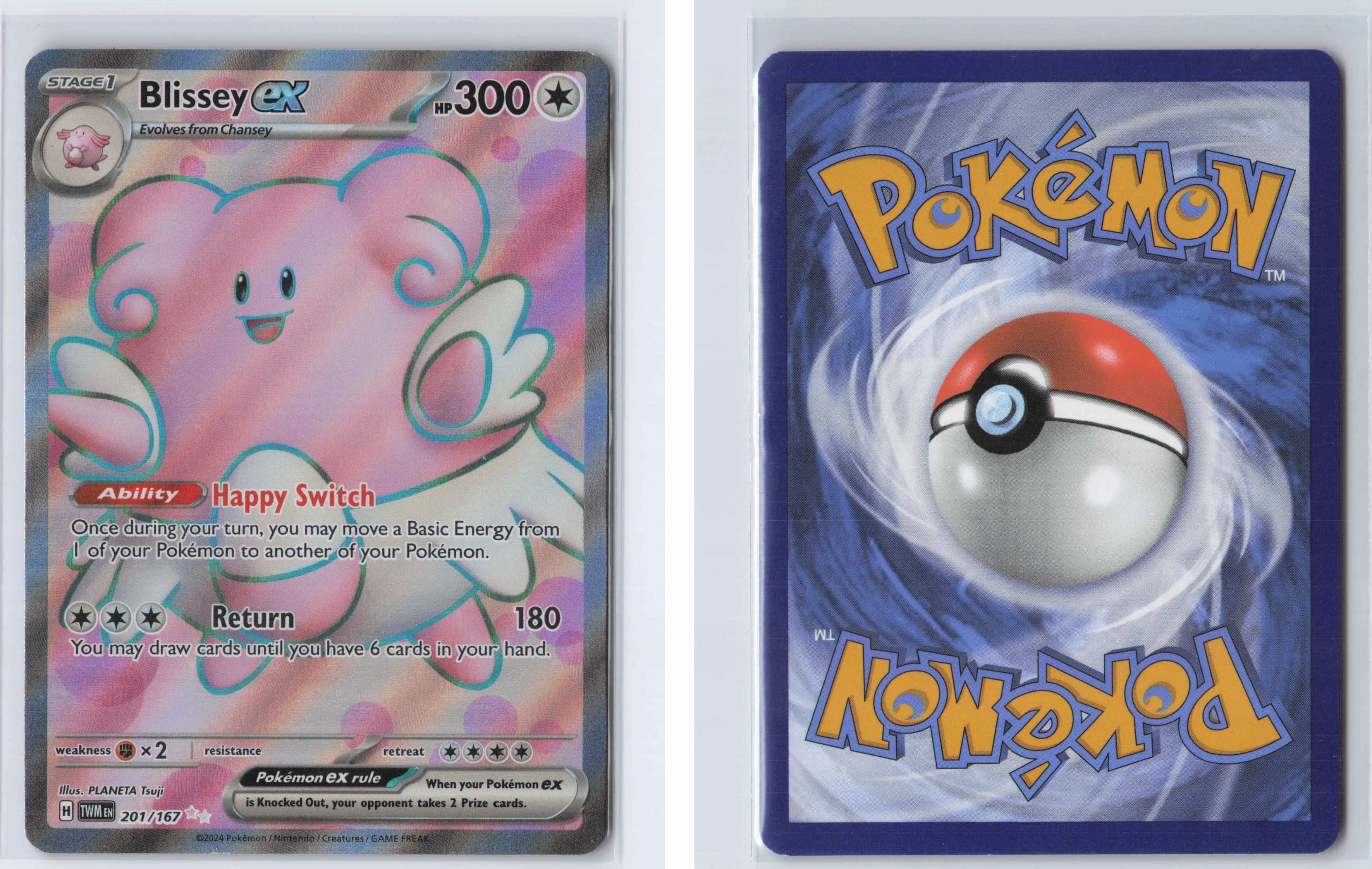 (#201/167) Blissey ex [SV06: Twilight Masquerade]