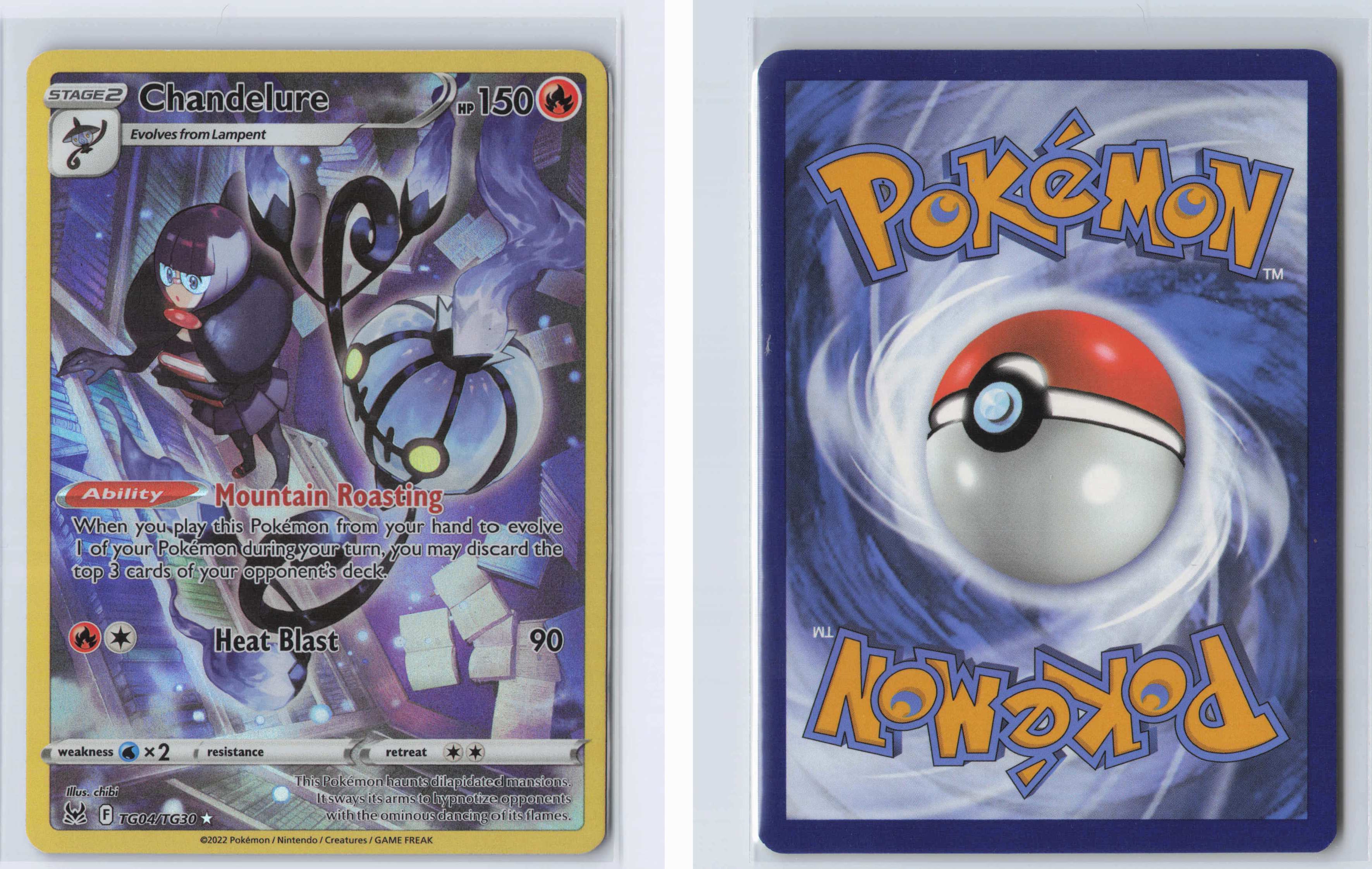 (#TG04/TG30) Chandelure [SWSH11: Lost Origin Trainer Gallery]