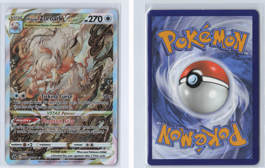 (#GG56/GG70) Hisuian Zoroark VSTAR [SWSH: Crown Zenith: Galarian Gallery]