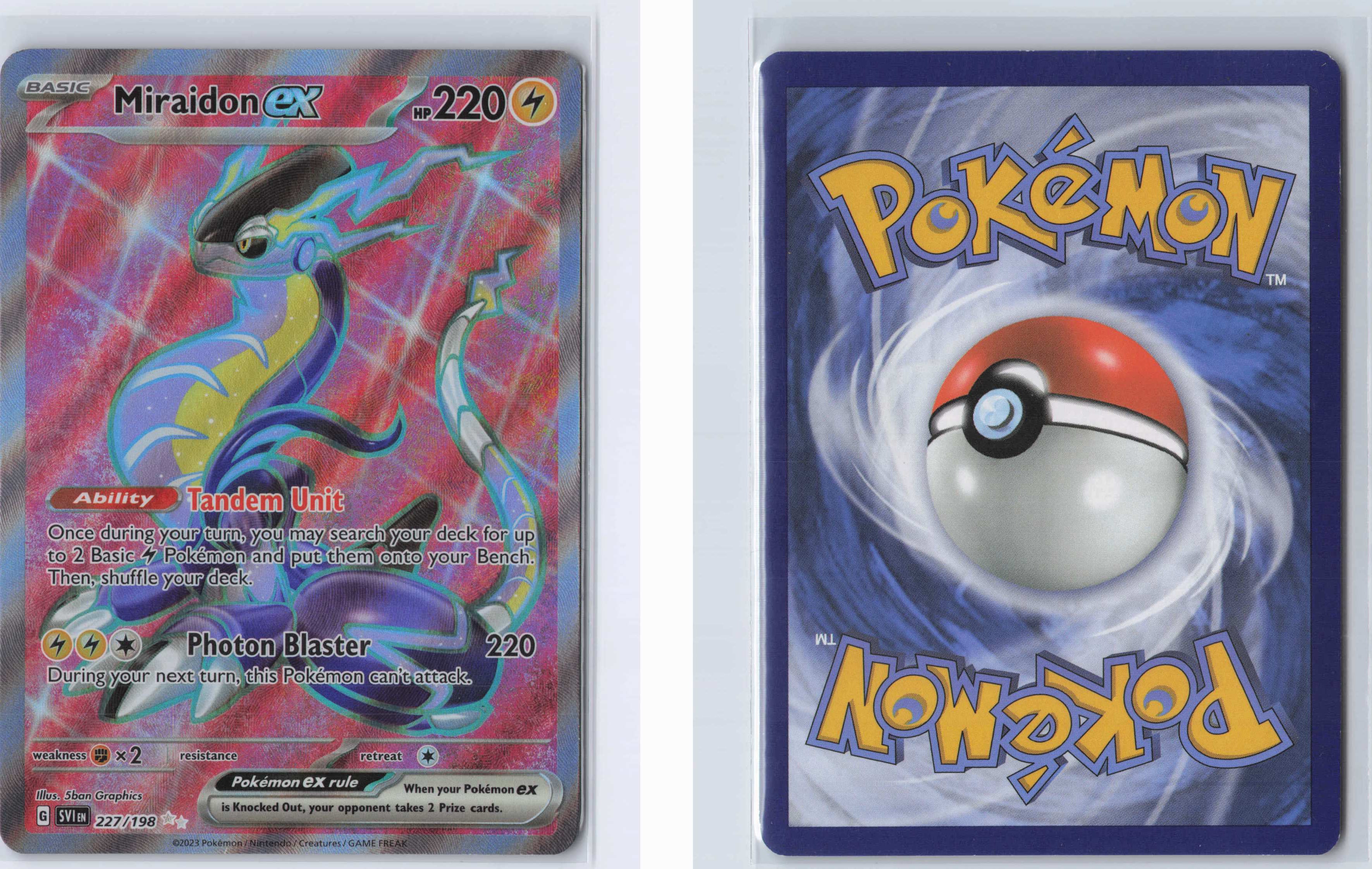 (#227/198) Miraidon ex [SV01: Scarlet & Violet Base Set]