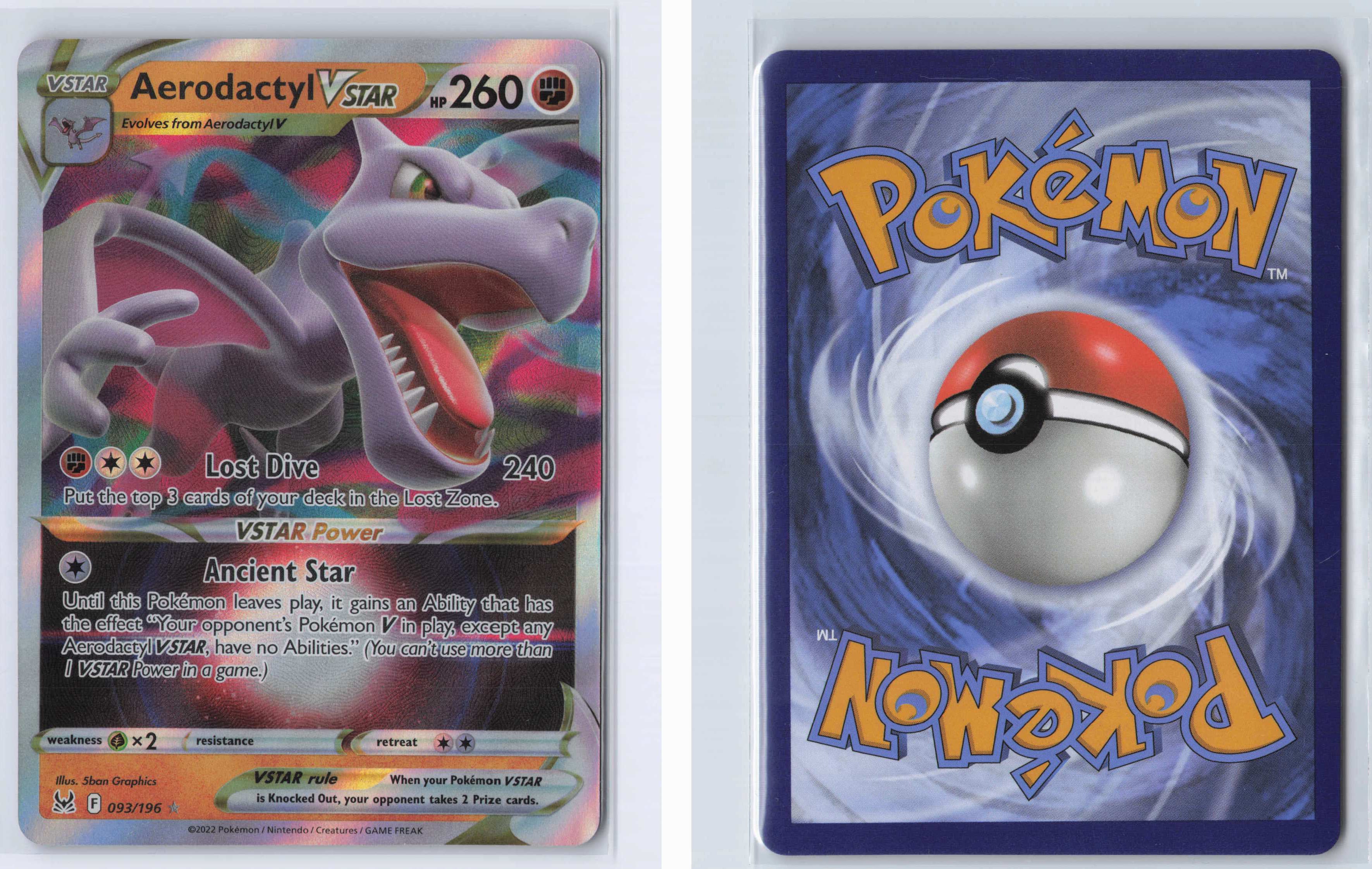 (#093/196) Aerodactyl VSTAR [SWSH11: Lost Origin]