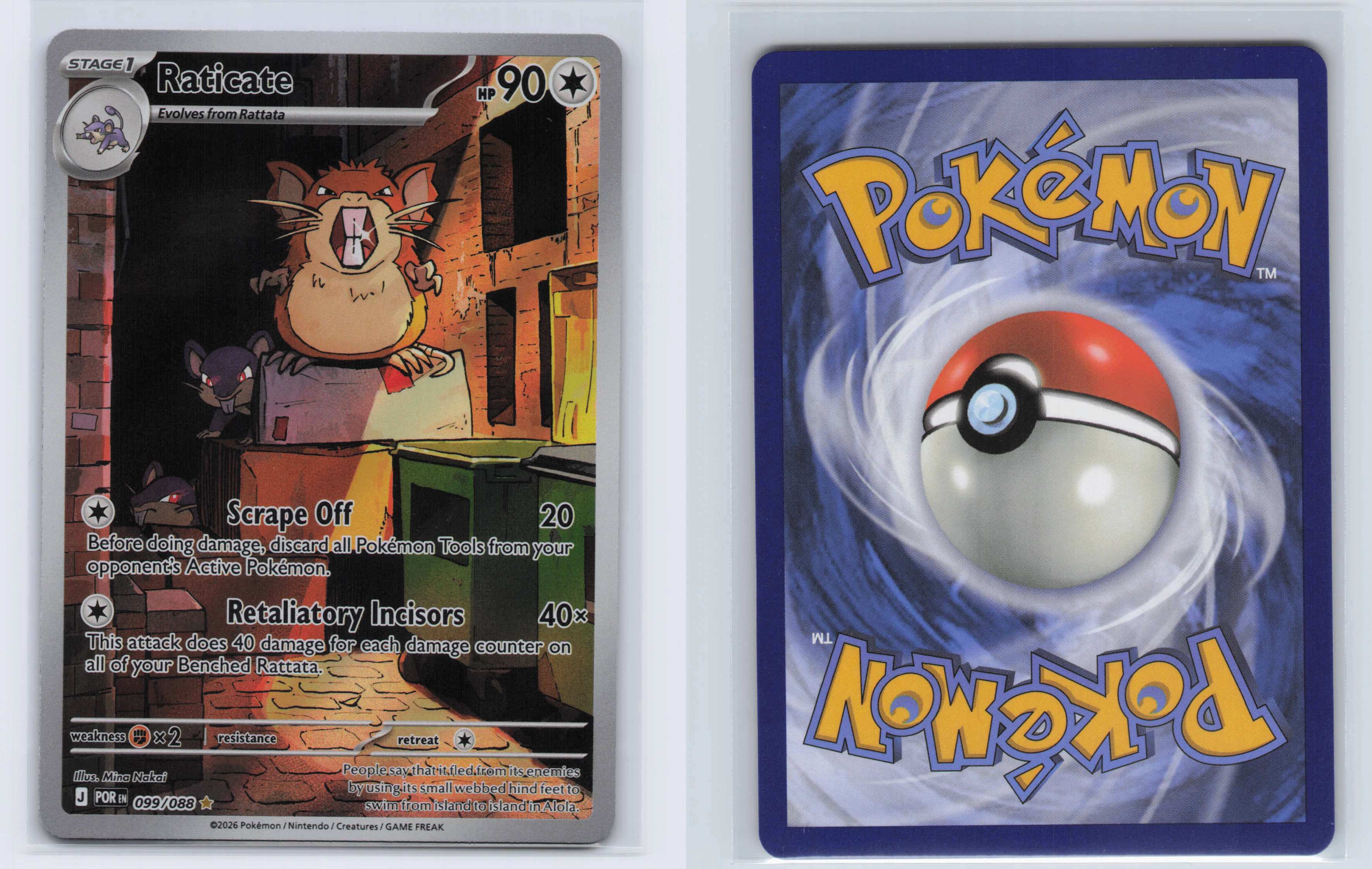 (#099/088) Raticate [ME03: Perfect Order]