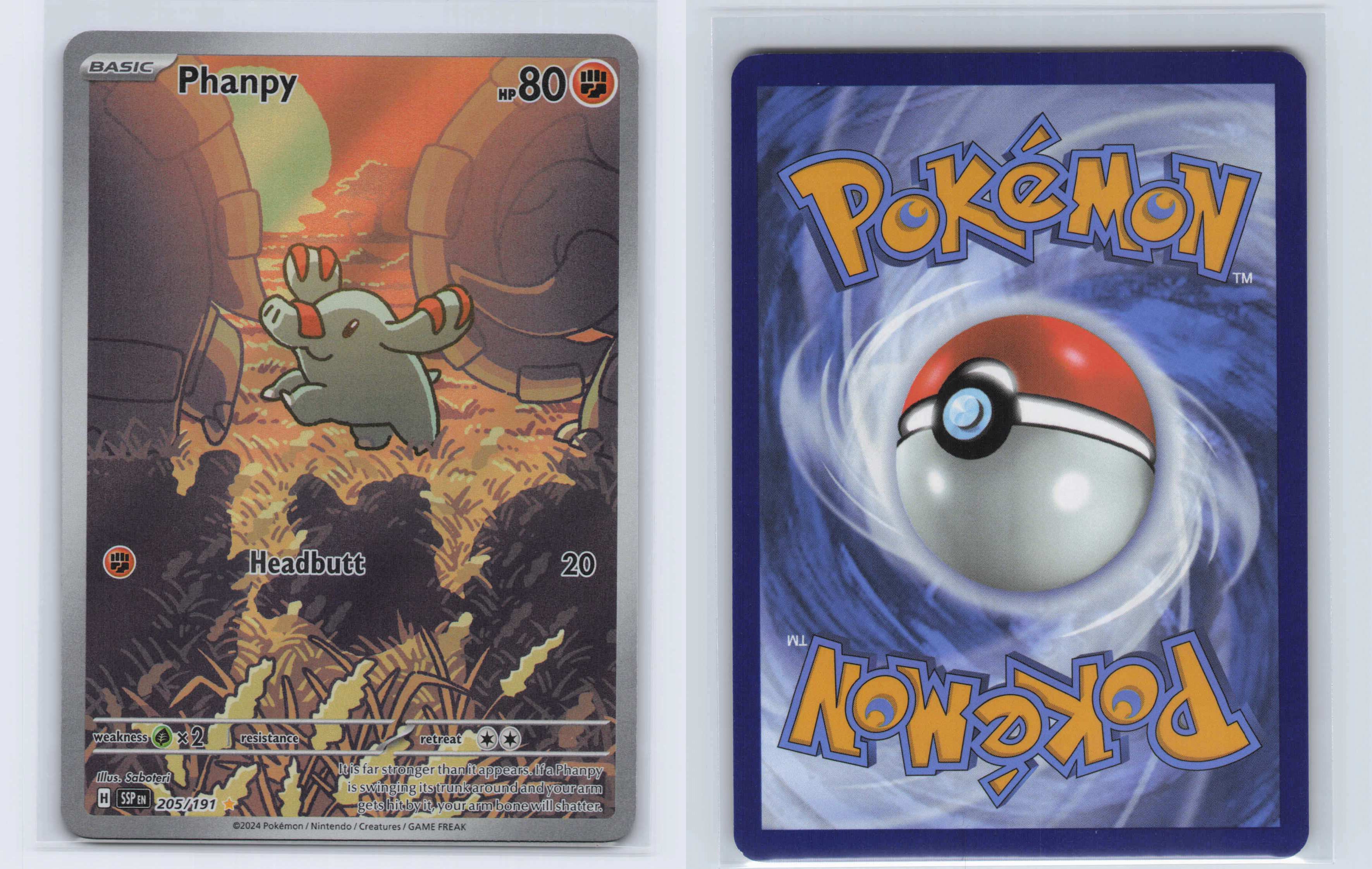 (#205/191) Phanpy [SV08: Surging Sparks]