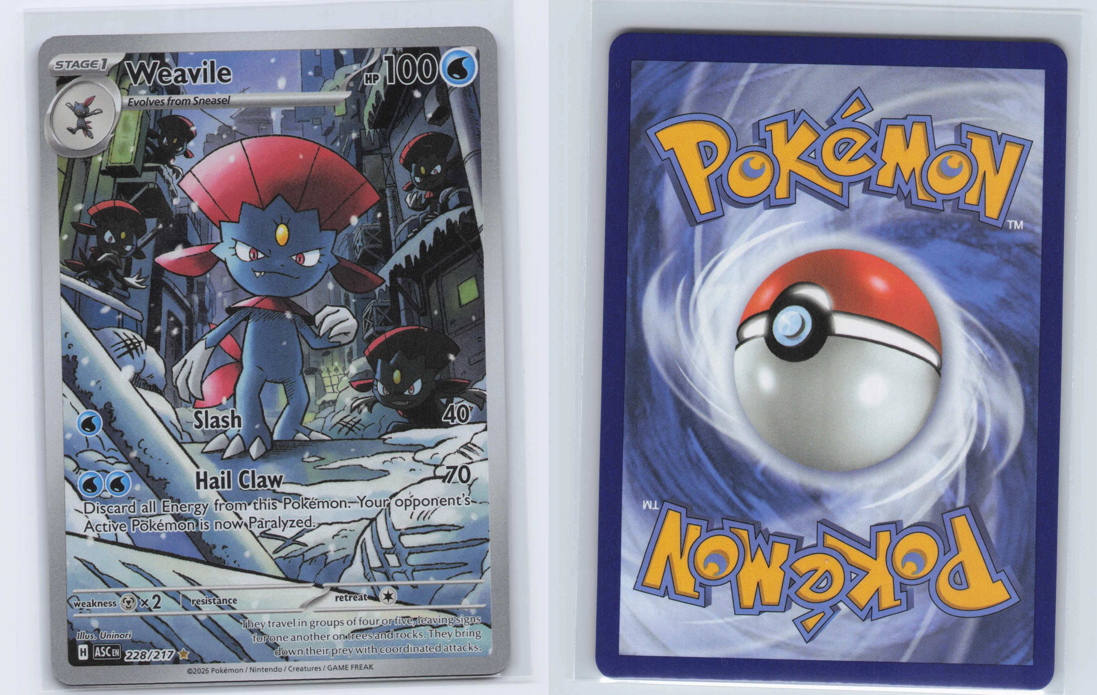 (#228/217) Weavile [ME: Ascended Heroes]