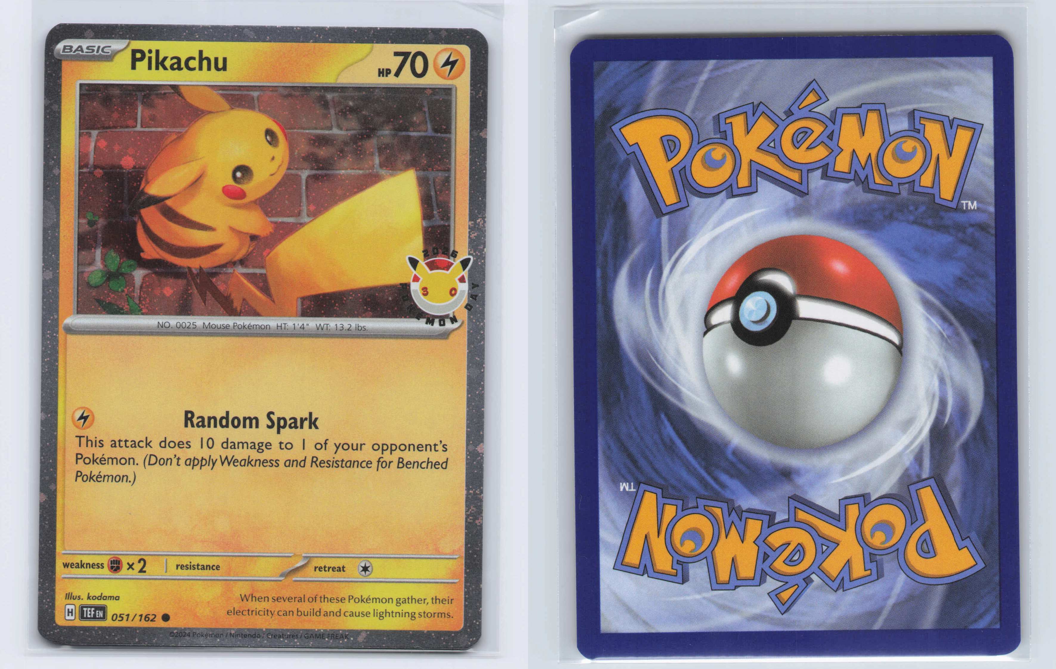 (#051/162) Pikachu (Pokemon Day 2026) [Miscellaneous Cards & Products]