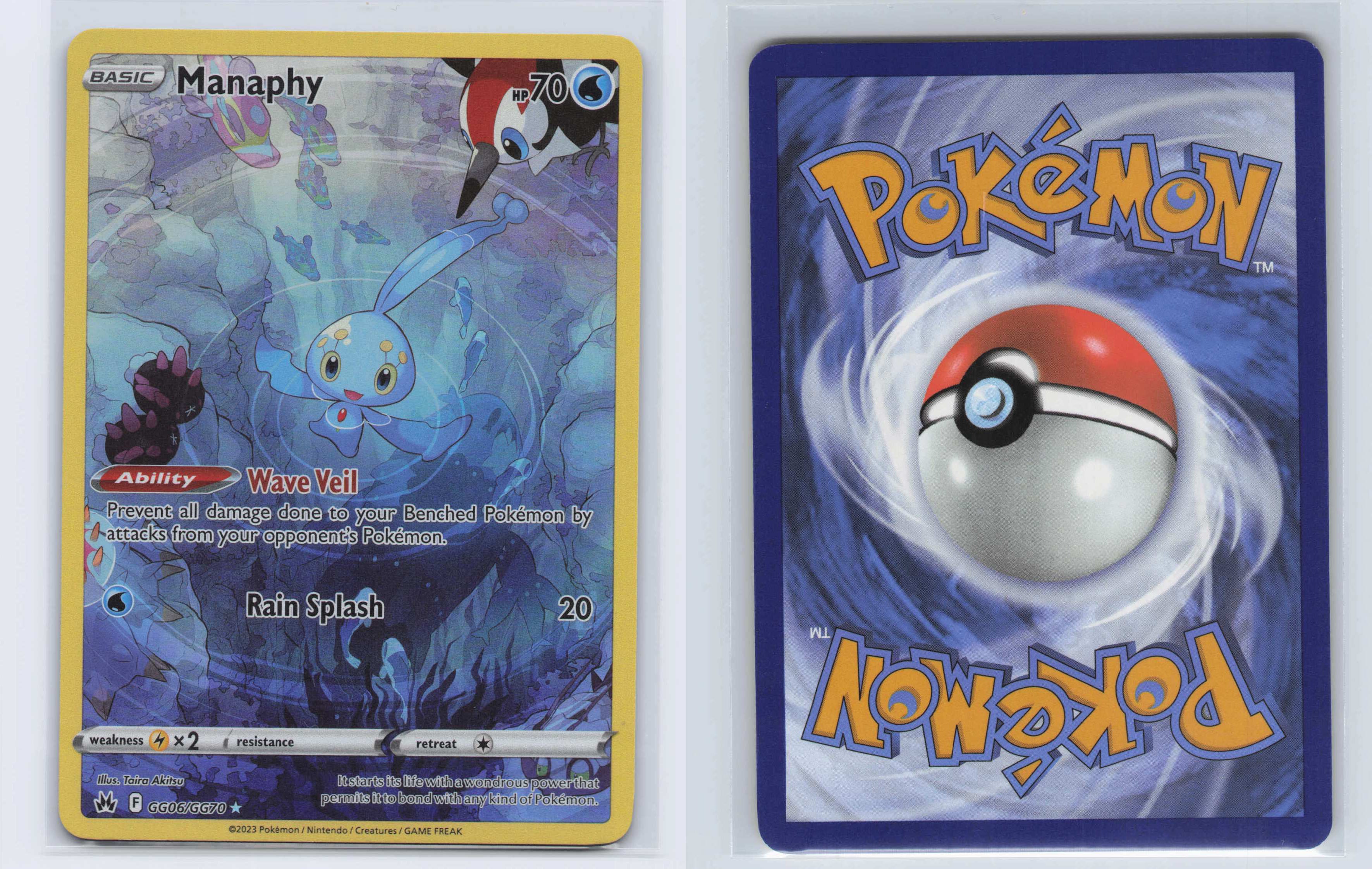 (#GG06/GG70) Manaphy [SWSH: Crown Zenith: Galarian Gallery]