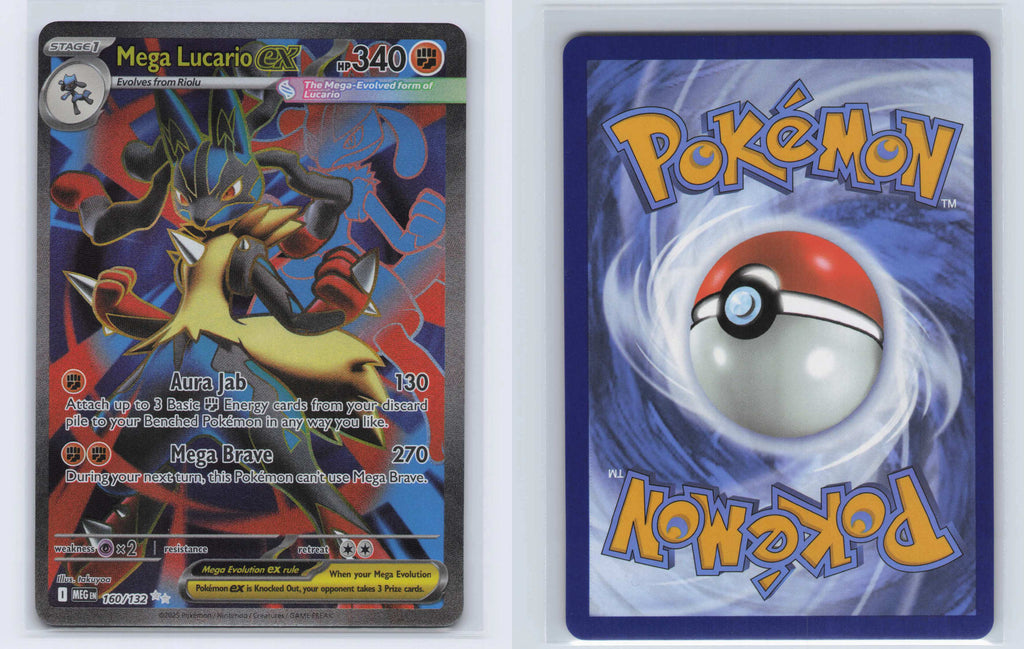 (#160/132) Mega Lucario ex [ME01: Mega Evolution]