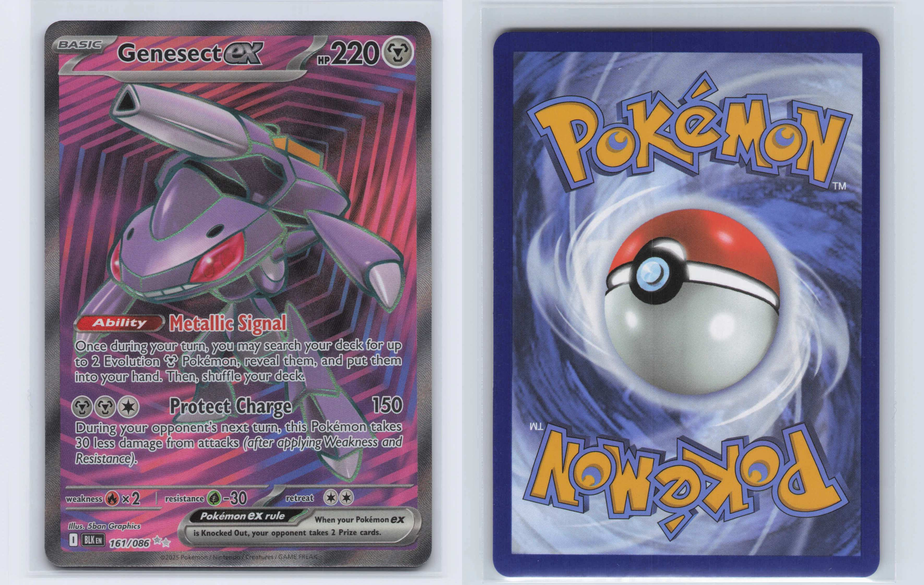 (#161/086) Genesect ex [SV: Black Bolt]