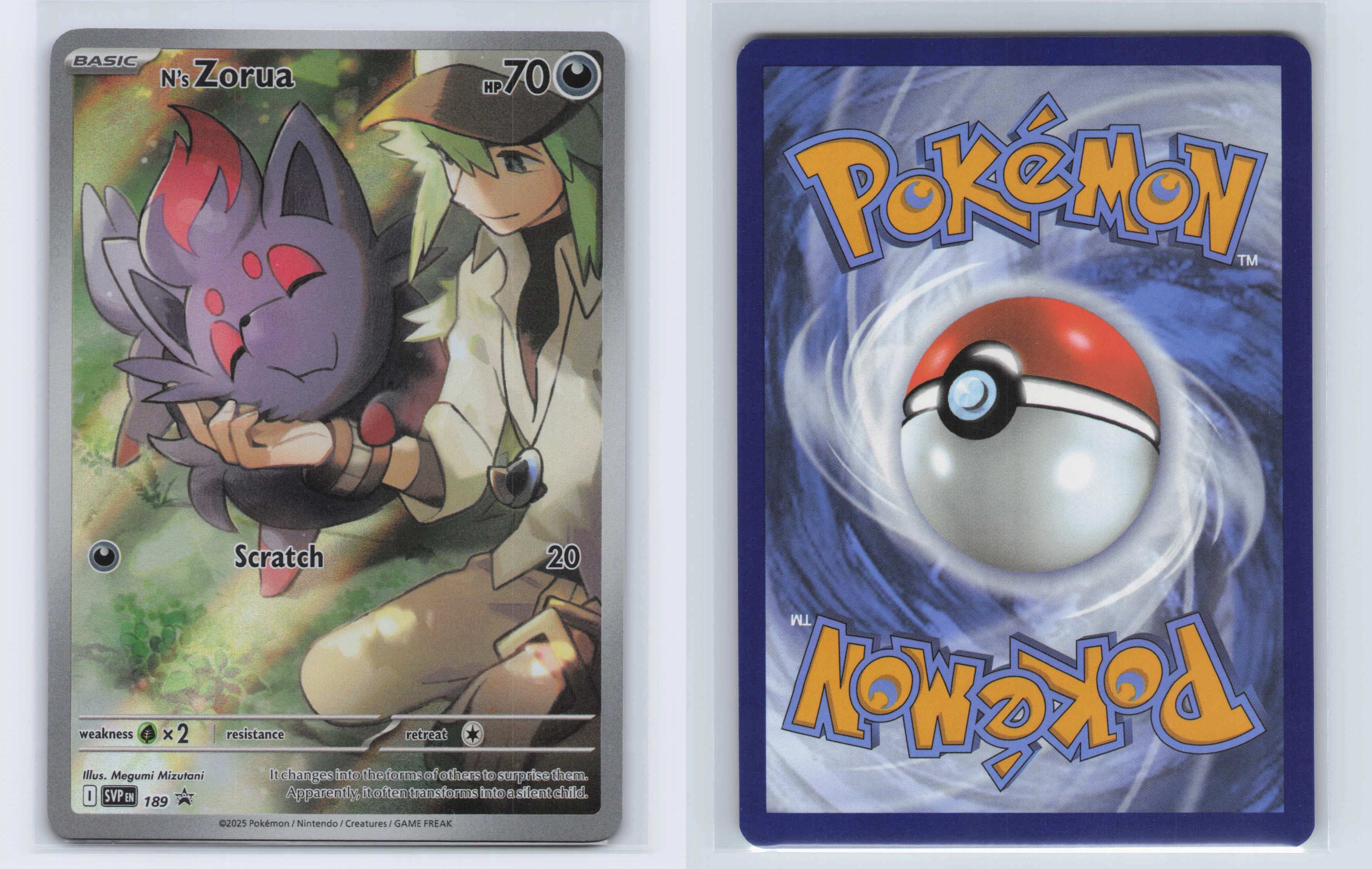 (#189) N's Zorua - [SV: Scarlet & Violet Promo Cards]