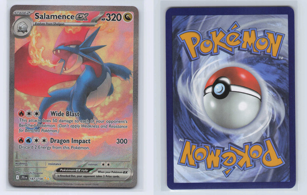 (#187/159) Salamence ex - [SV09: Journey Together]
