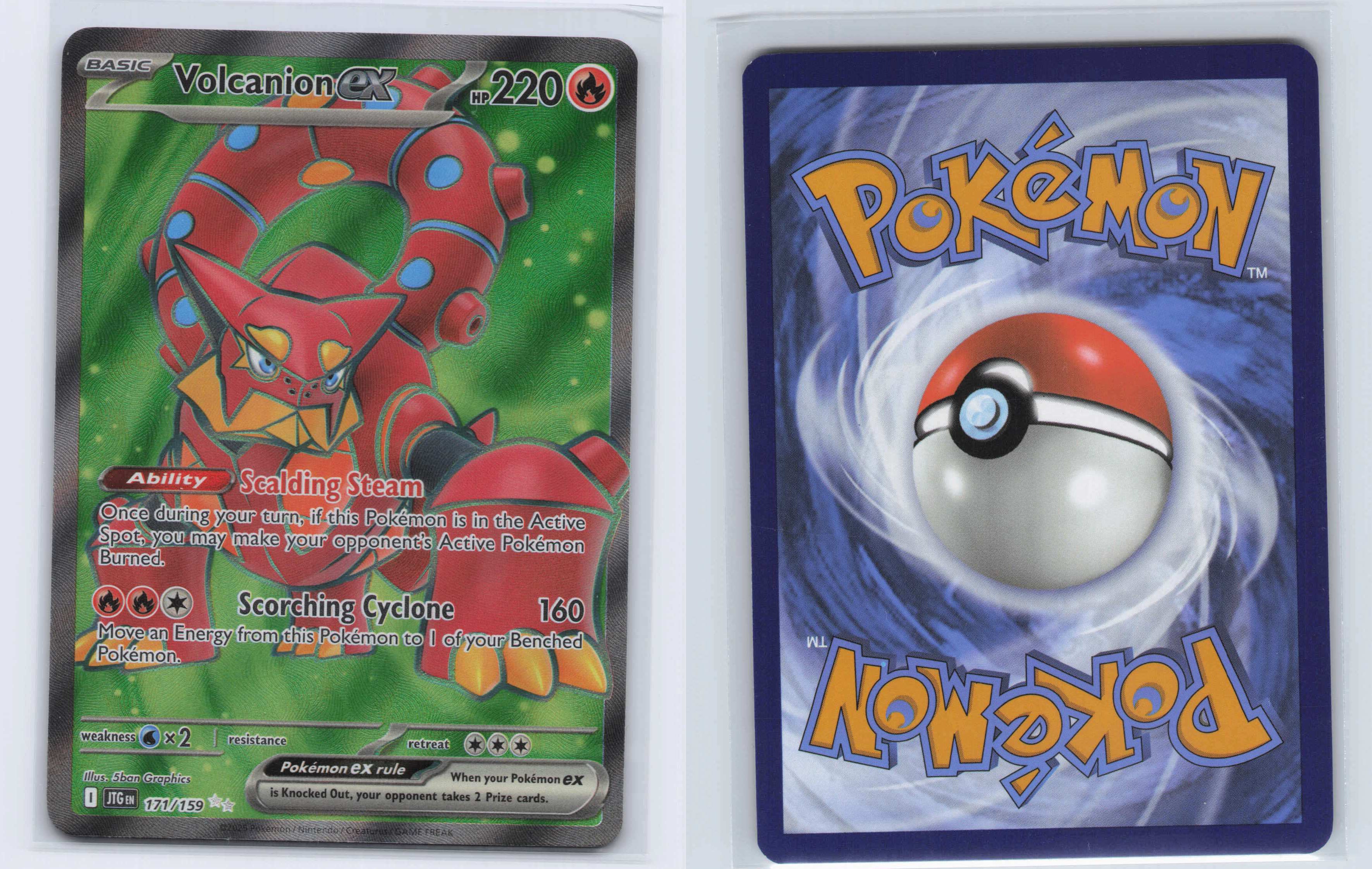 (#171/159) Volcanion ex [SV09: Journey Together]