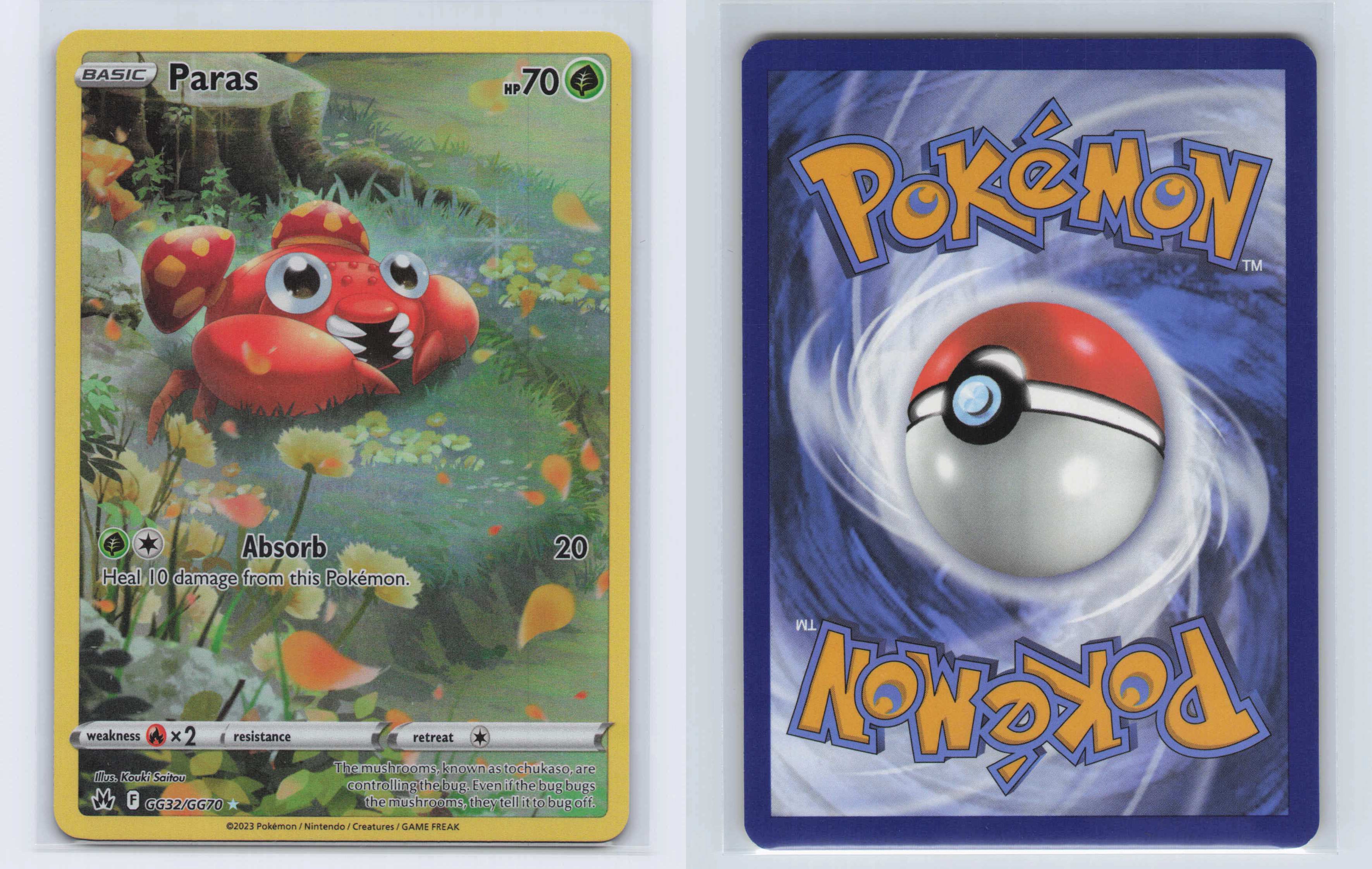 (#GG32/GG70) Paras [SWSH: Crown Zenith: Galarian Gallery]