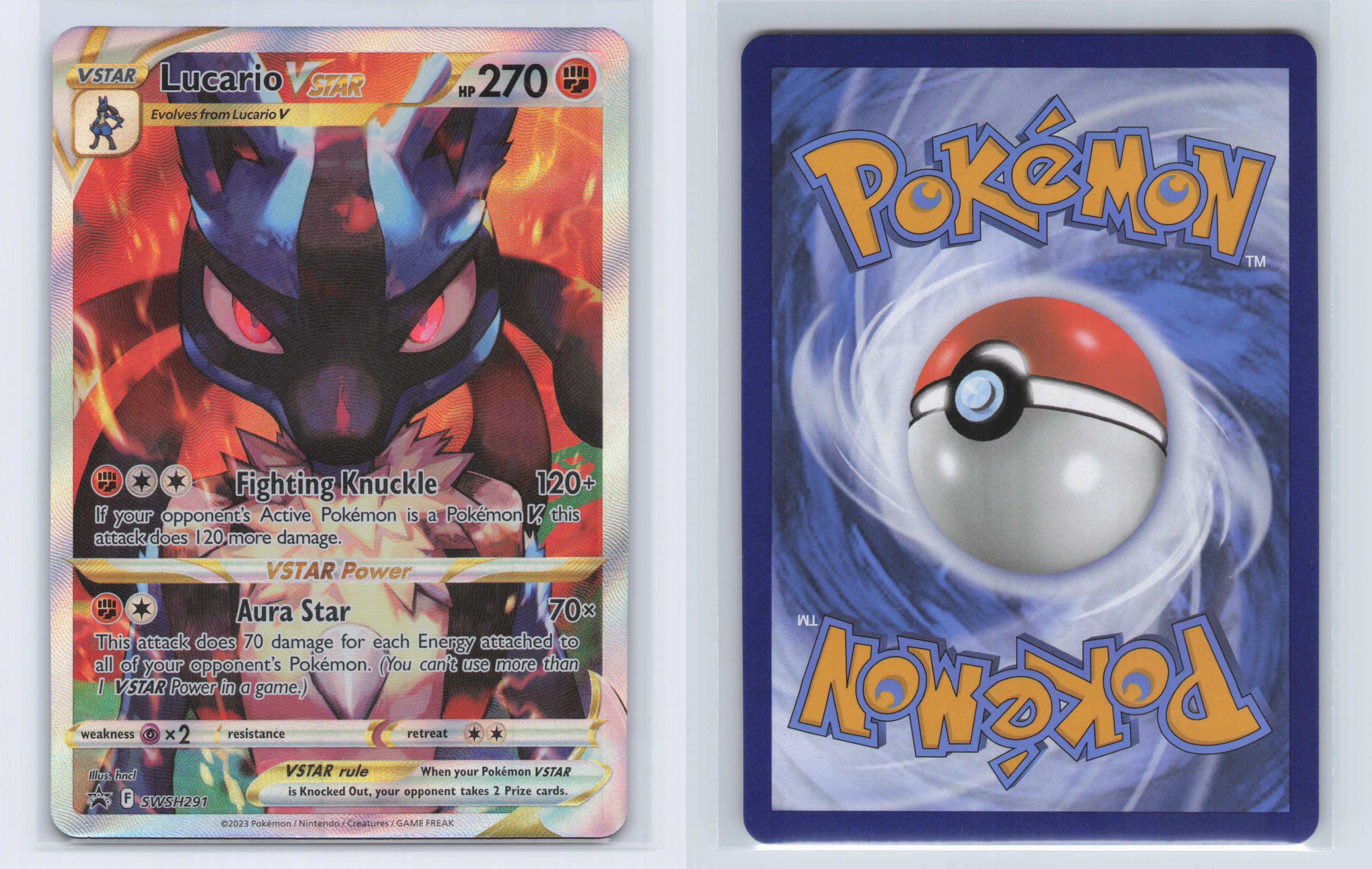 (#SWSH291) Lucario VSTAR [SWSH: Sword & Shield Promo Cards]
