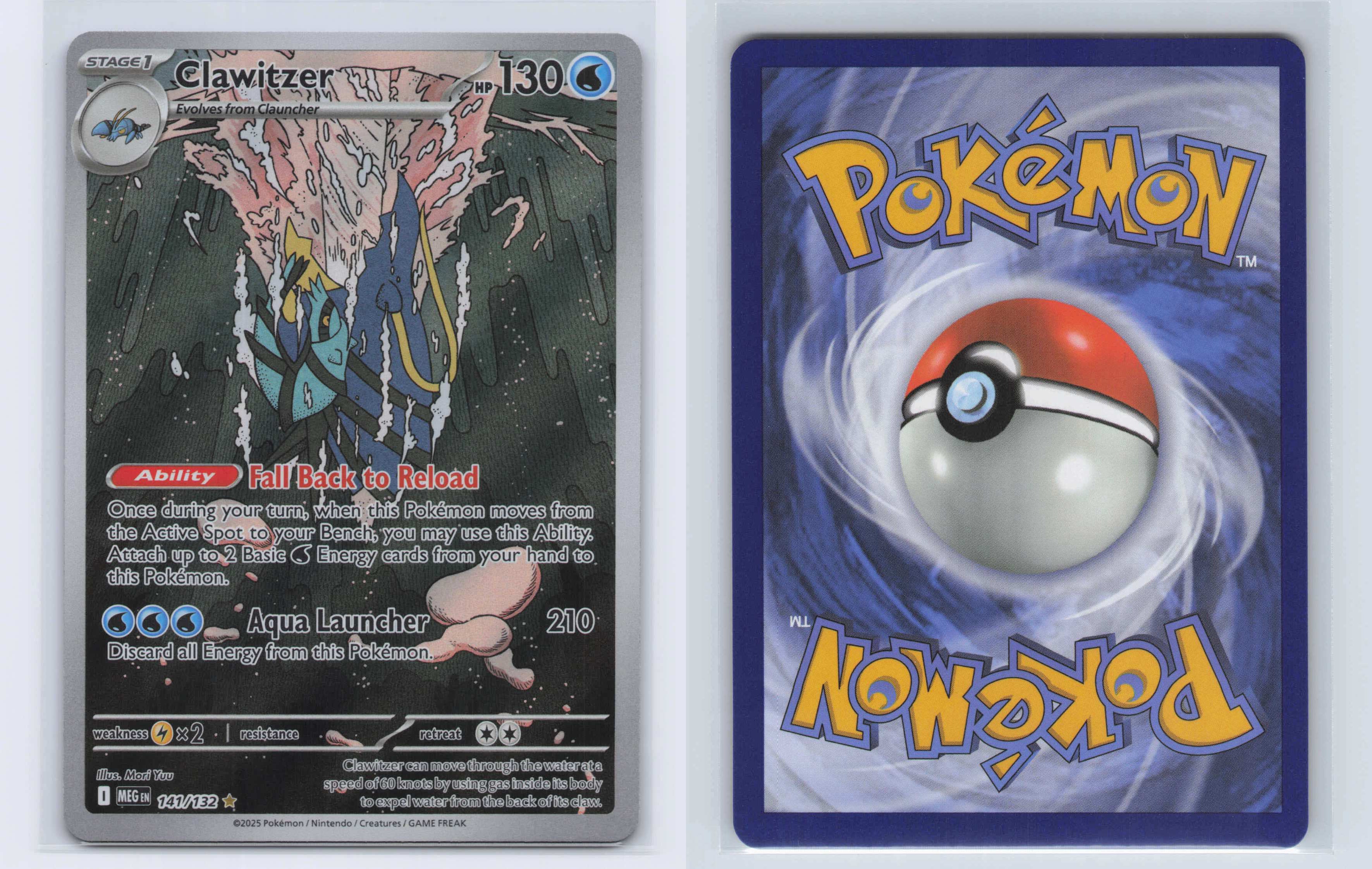 (#141/132) Clawitzer - [ME01: Mega Evolution]
